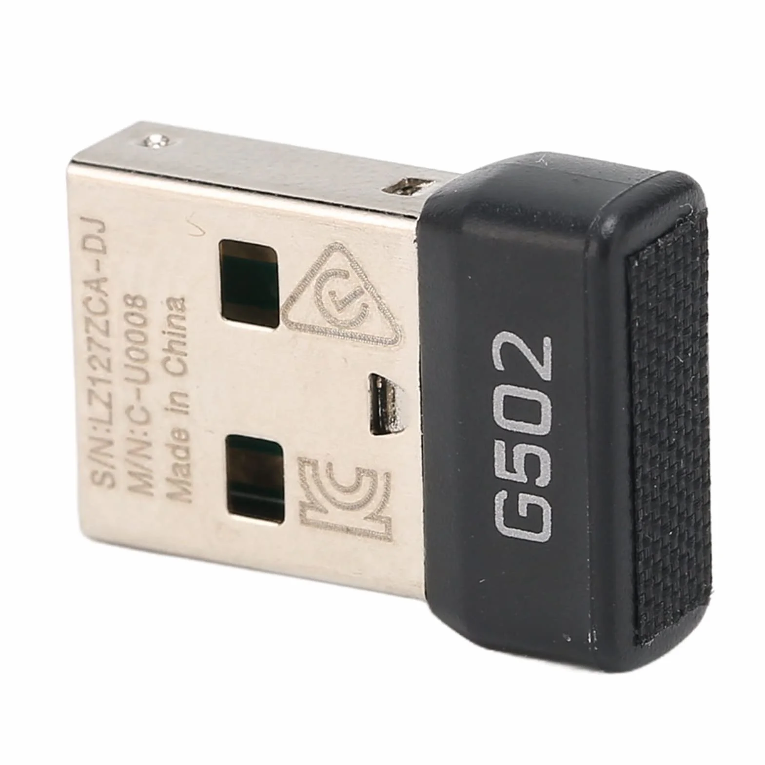 Zamiennik Adaptera Odbiornika Myszy USB do Myszy Bezprzewodowej G502 Lightspeed, Stabilny sygnał Bezprzewodowy 2,4 GHz, Mały Przenośny Odbiornik USB Adapter Myszy do Gier