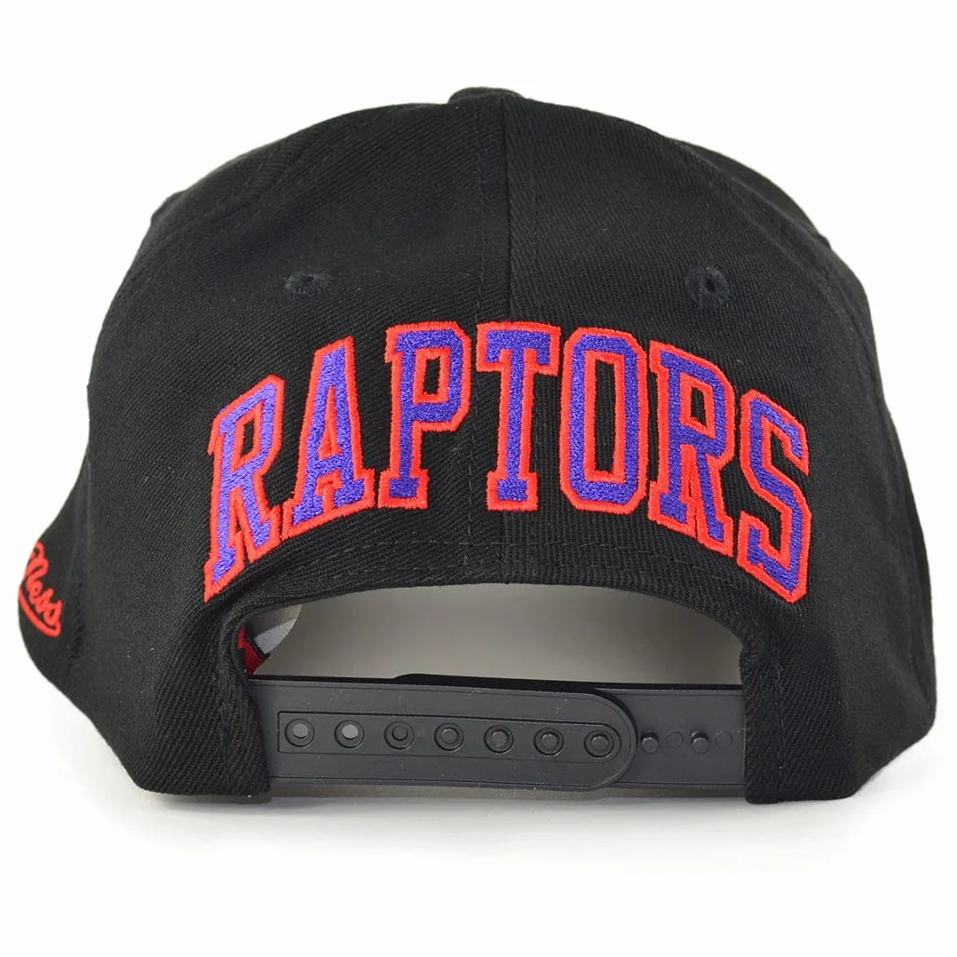 Mitchell & Ness NBA Classic Red Eazy Snapback Cap Toronto Raptors Czarny