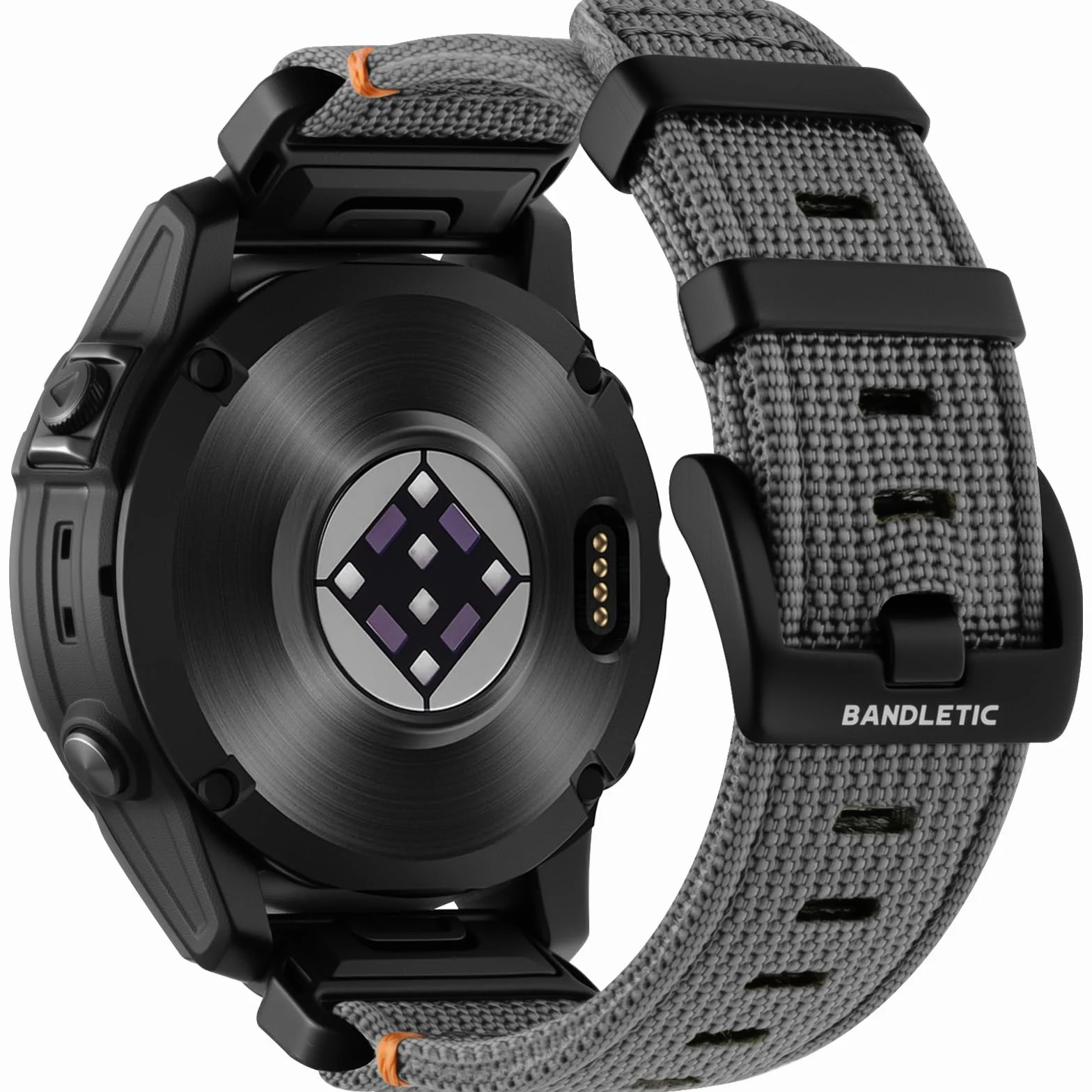 Bandletic 22mm 26mm QuickFit Pasek kompatybilny z Garmin Fenix 8 47mm/51mm, do Fenix 7/6/5/3, nylonowy pasek do Epix/Forerunner/Instinct/Enduro/Tactix/Descent/Quatix/Tactical/Tide/Solar