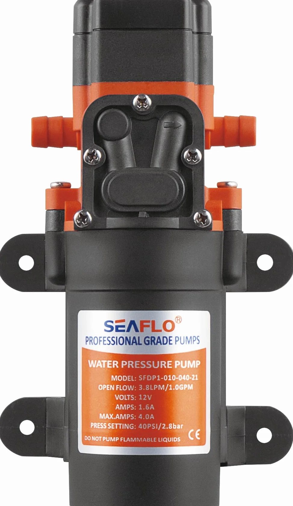 Seaflo DC 12 V 4,3 l/min 2,4 bar pompa membranowa ciśnieniowa 2-komorowa