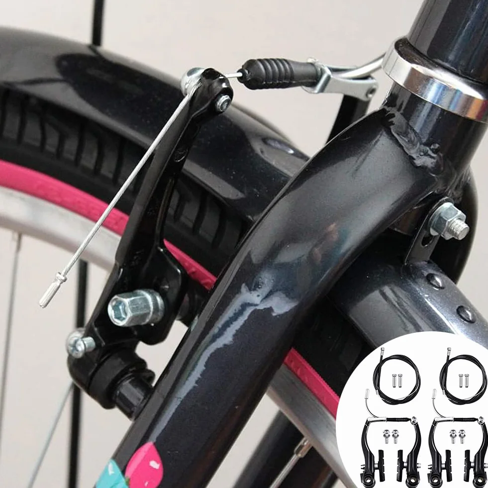 Zestaw hamulców rowerowych, hamulce rowerowe, hamulce rowerowe, hamulce rowerowe, hamulce V-Brake, kompletny zestaw hamulców rowerowych typu V, hamulec rowerowy typu V