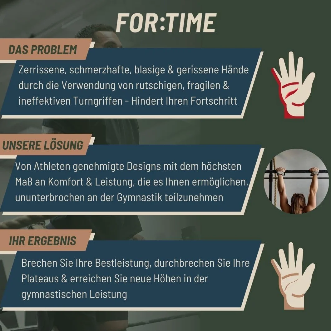 FOR:TIME FITNESS SUPERNOVA GRIPS - uchwyty do gimnastyki crossfit i treningu podciągania - silikonowa powierzchnia dla najlepszego kijka - mikrofibra do ochrony dłoni - dodatkowe wsparcie nadgarstka