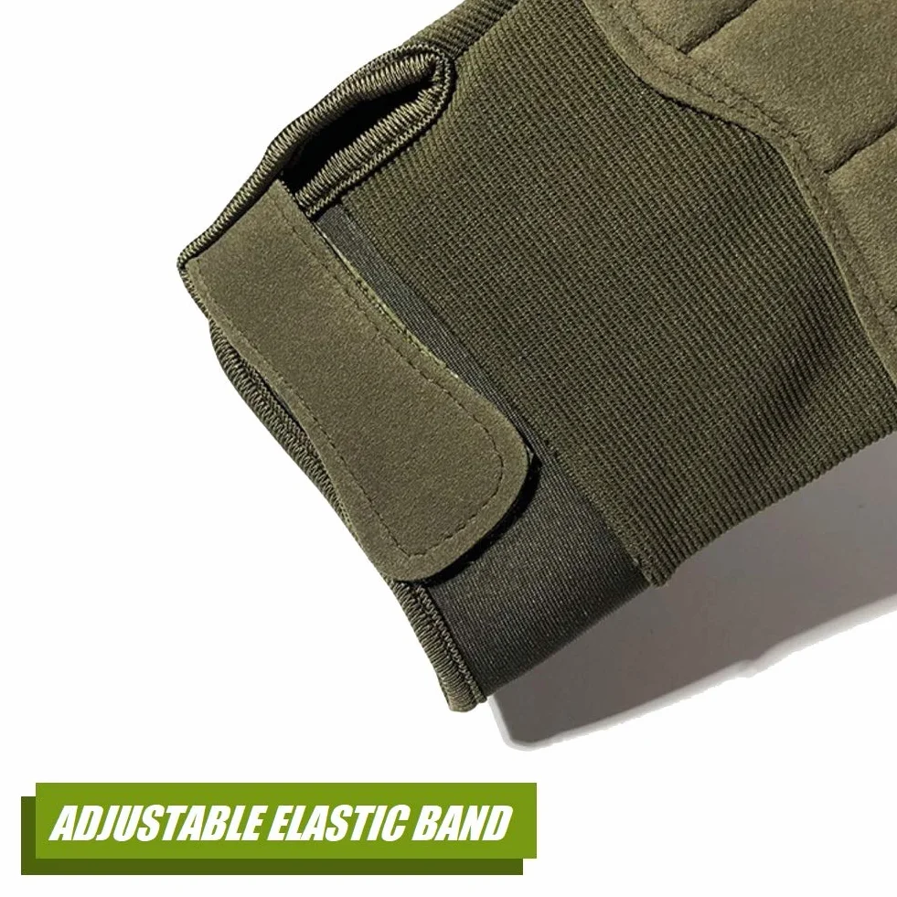 HYCOPROT Rękawice taktyczne na pół palca Outdoor Wojskowe motocyklowe oddychające do jazdy na rowerze Airsoft Paintball