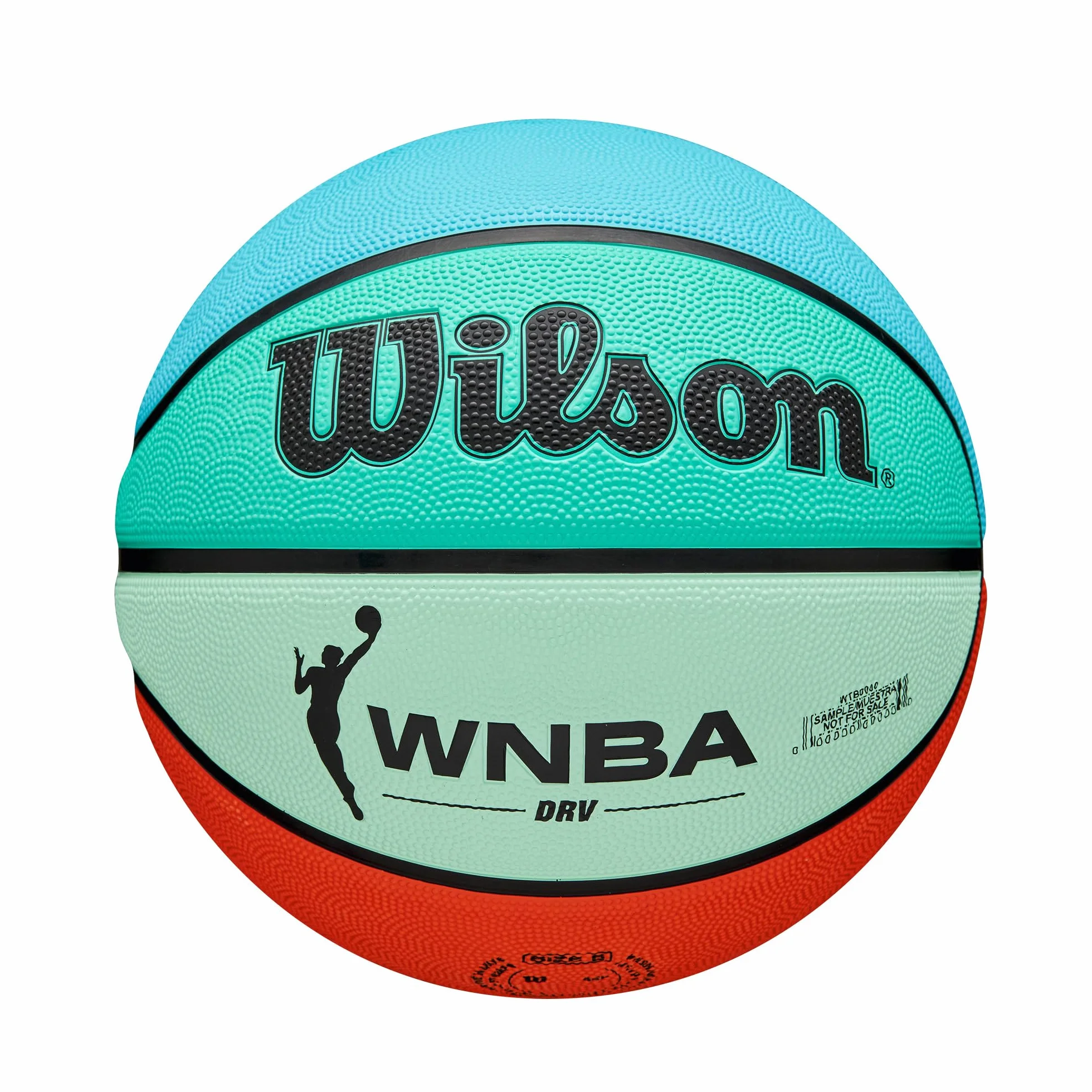 Wilson WNBA DRV koszykówka outdoorowa pomarańczowa turkusowa 6