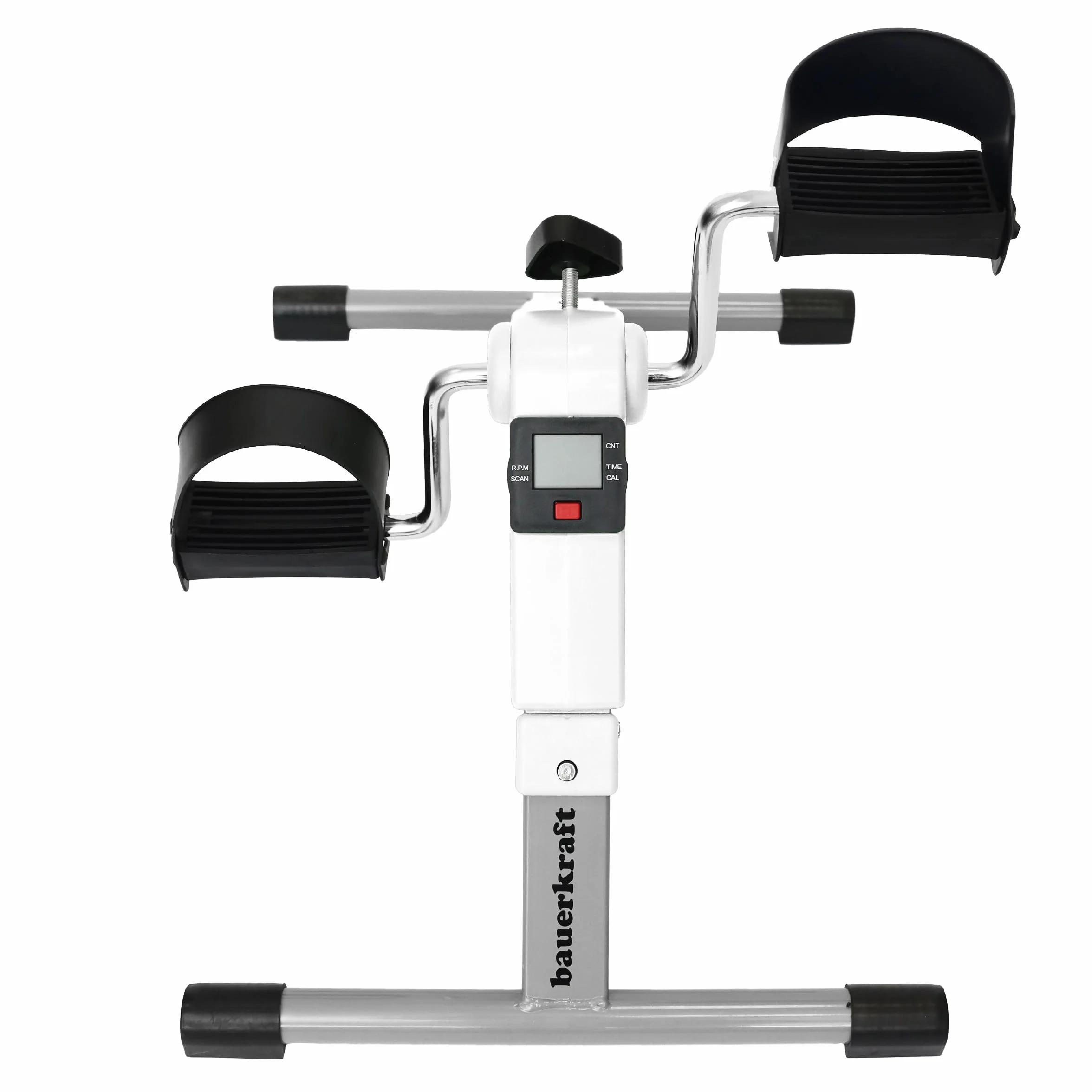 Rowerek treningowy rower rehabilitacyjny składany rotor 2w1 wyświetlacz LCD biały