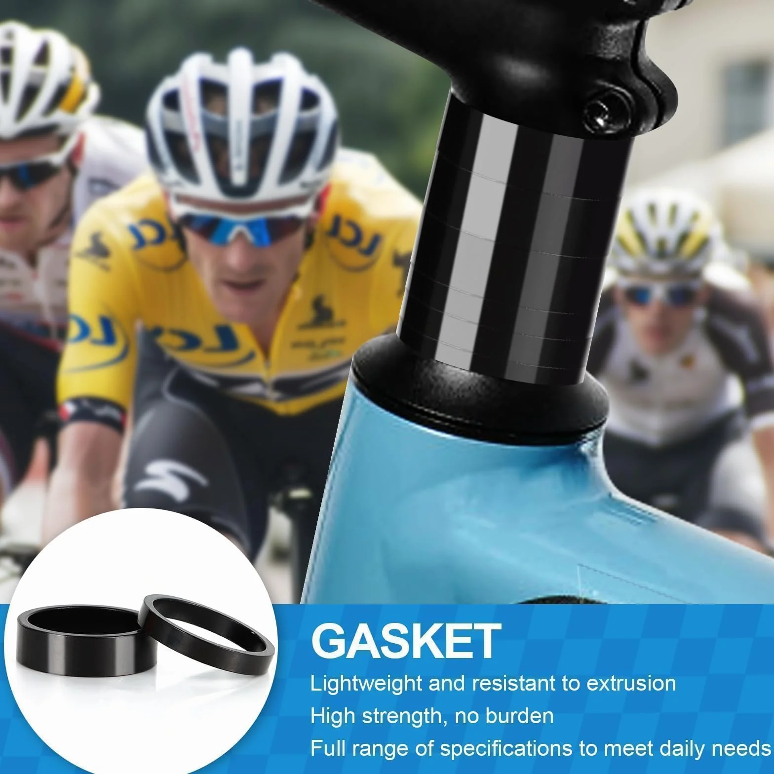 Zestaw dystansowy do kierownicy roweru