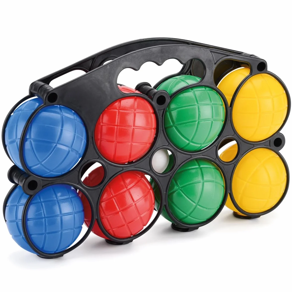 Toyrific Jeu de Boules Classiques en Plastique pour Jeux de Jardin familiaux BGG1535