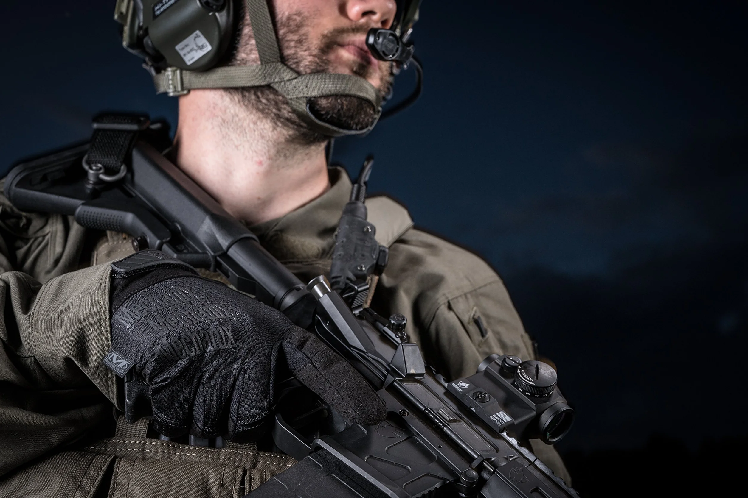 Mechanix Wear MSV-55-009 rękawiczki, covert, czarne, MSV-55-010, L