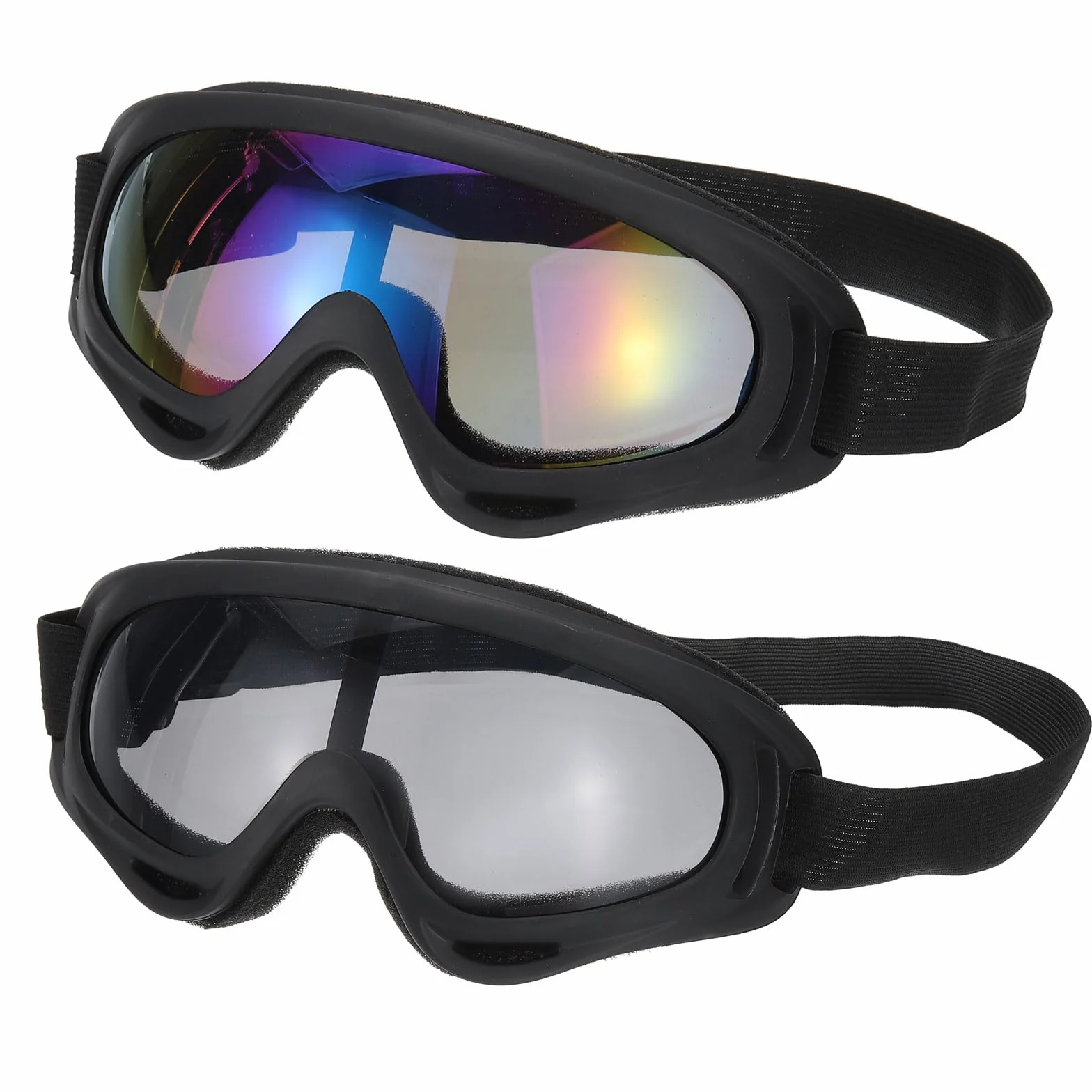 PATIKIL Dirt Bike Gogle, gogle motocyklowe, ATV, gogle narciarskie, kask wyścigowy, wiatroszczelne, do nurkowania, jazdy na nartach