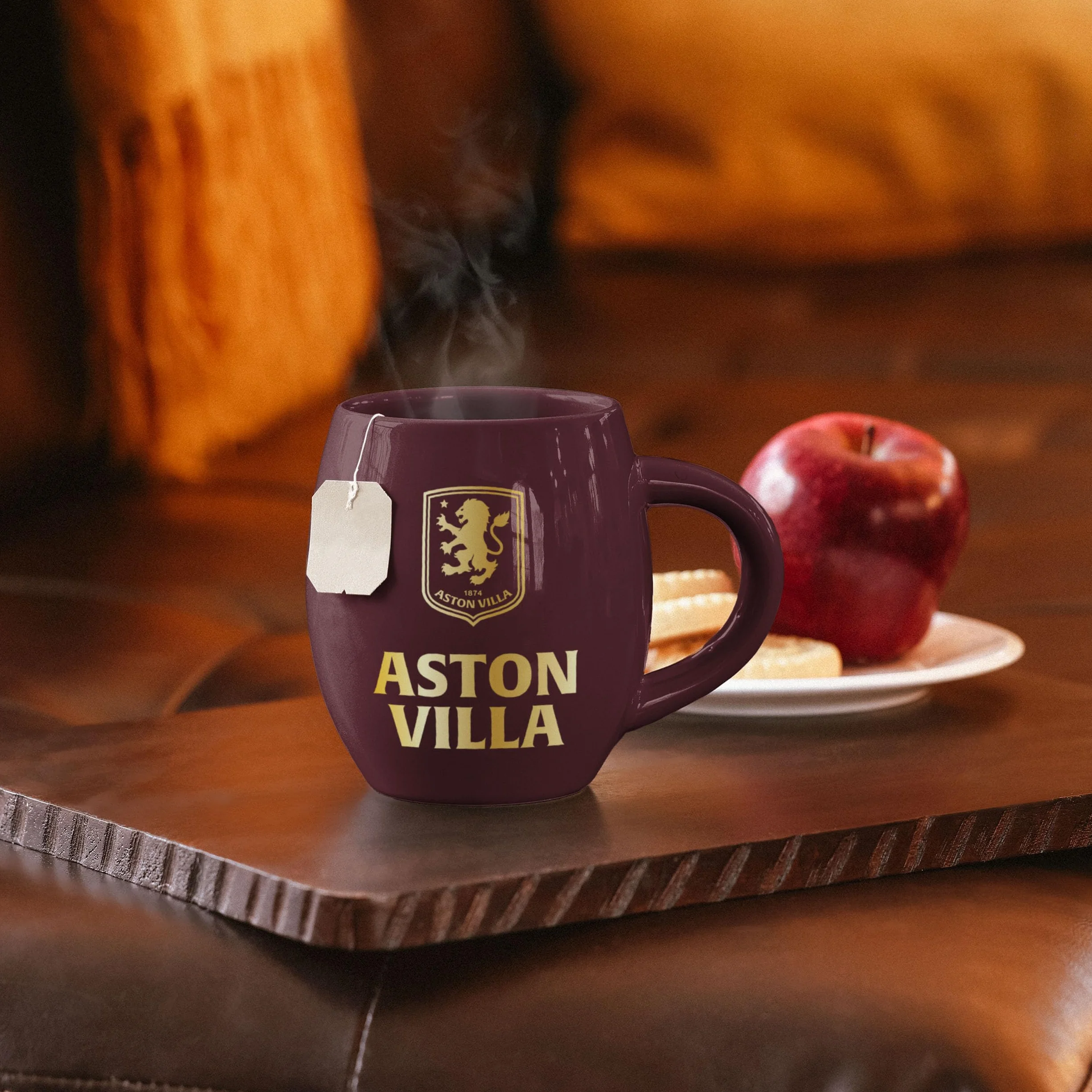 FOCO Oficjalnie licencjonowany kubek do herbaty z napisem Aston Villa FC