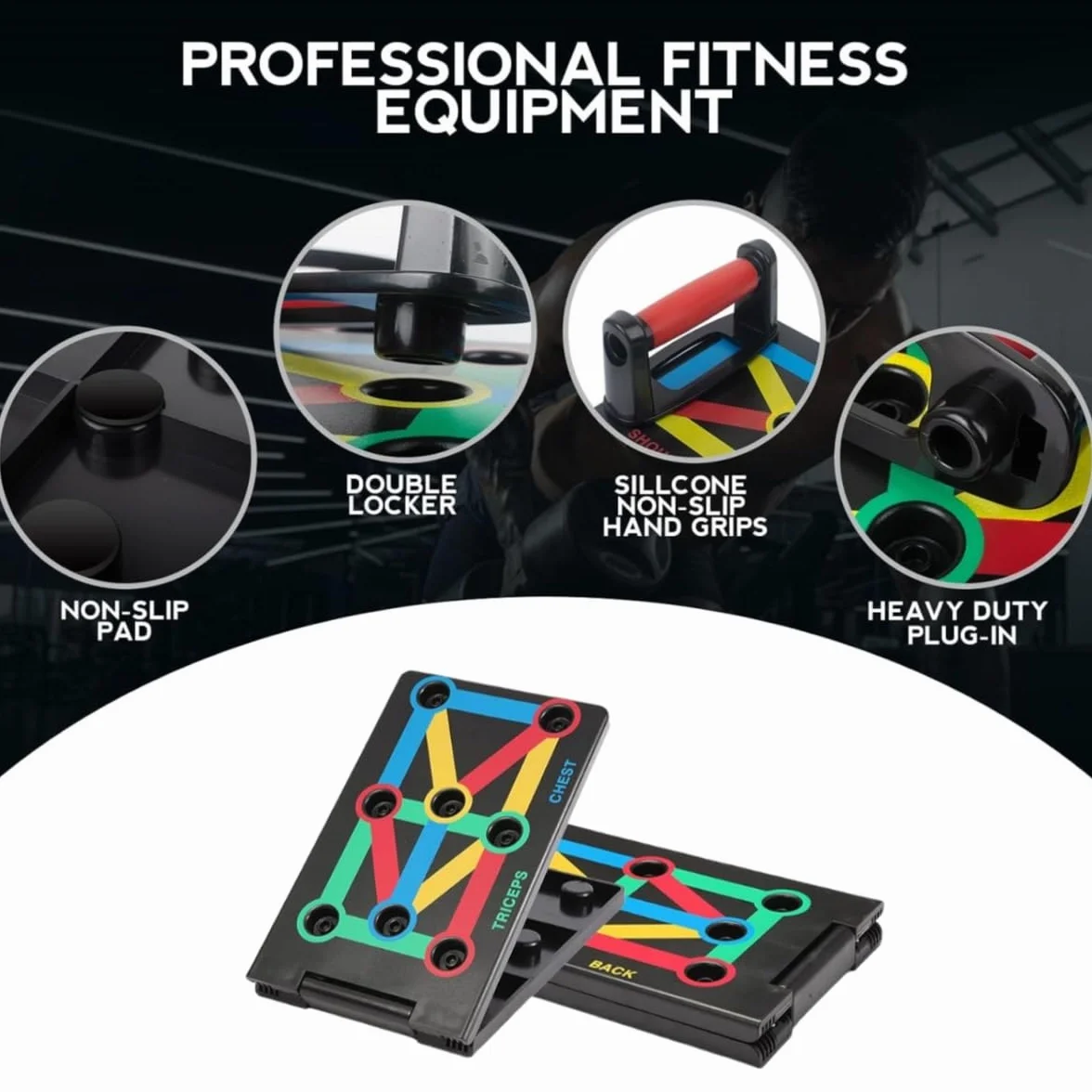 Uchwyty do pompek, deska do pompek, 12 w 1, wielofunkcyjne urządzenie treningowe do domu, deska Push Up, efektywne kształtowanie, deska Push Up Rack, dla mężczyzn i kobiet