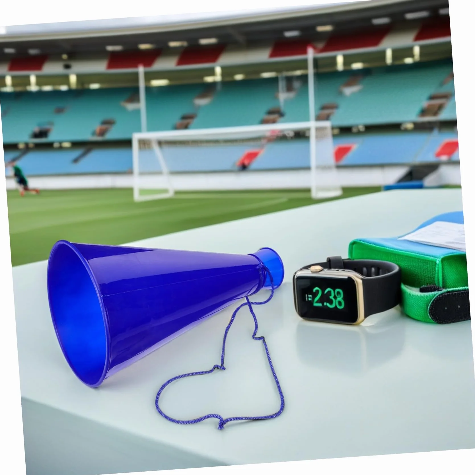 INOOMP 4 Sztuki Megafonów Do Kibicowania Z Uchwytami Mały Megafon Do Kibicowania Mini Megafon Generator Hałasu Do Kibicowania Megafon Sportowy Megafon Dla Dzieci Plastikowy Megafon