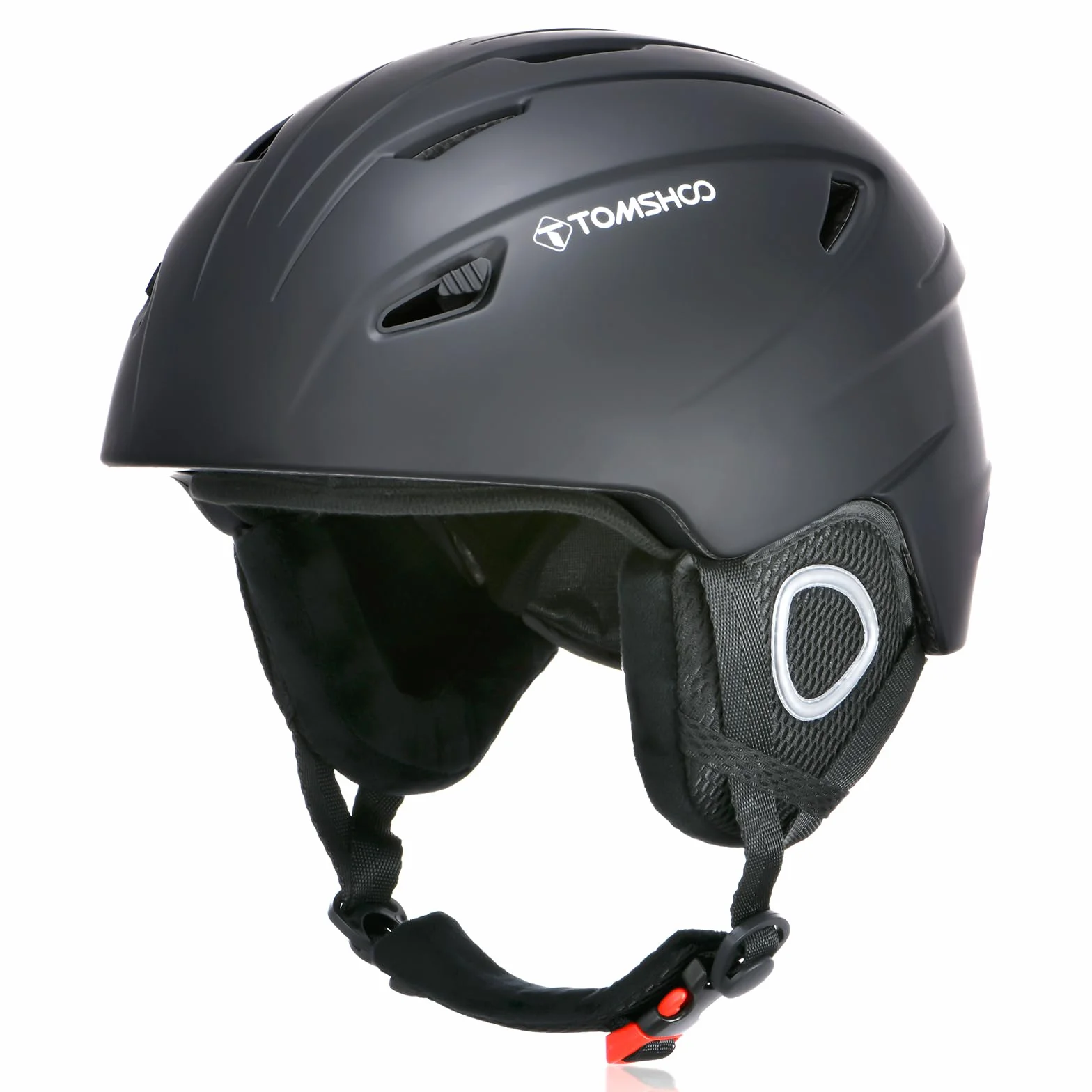 TOMSHOO Kask narciarski dla mężczyzn i kobiet, kask narciarski z wizjerem, kask narciarski unisex dla dorosłych
