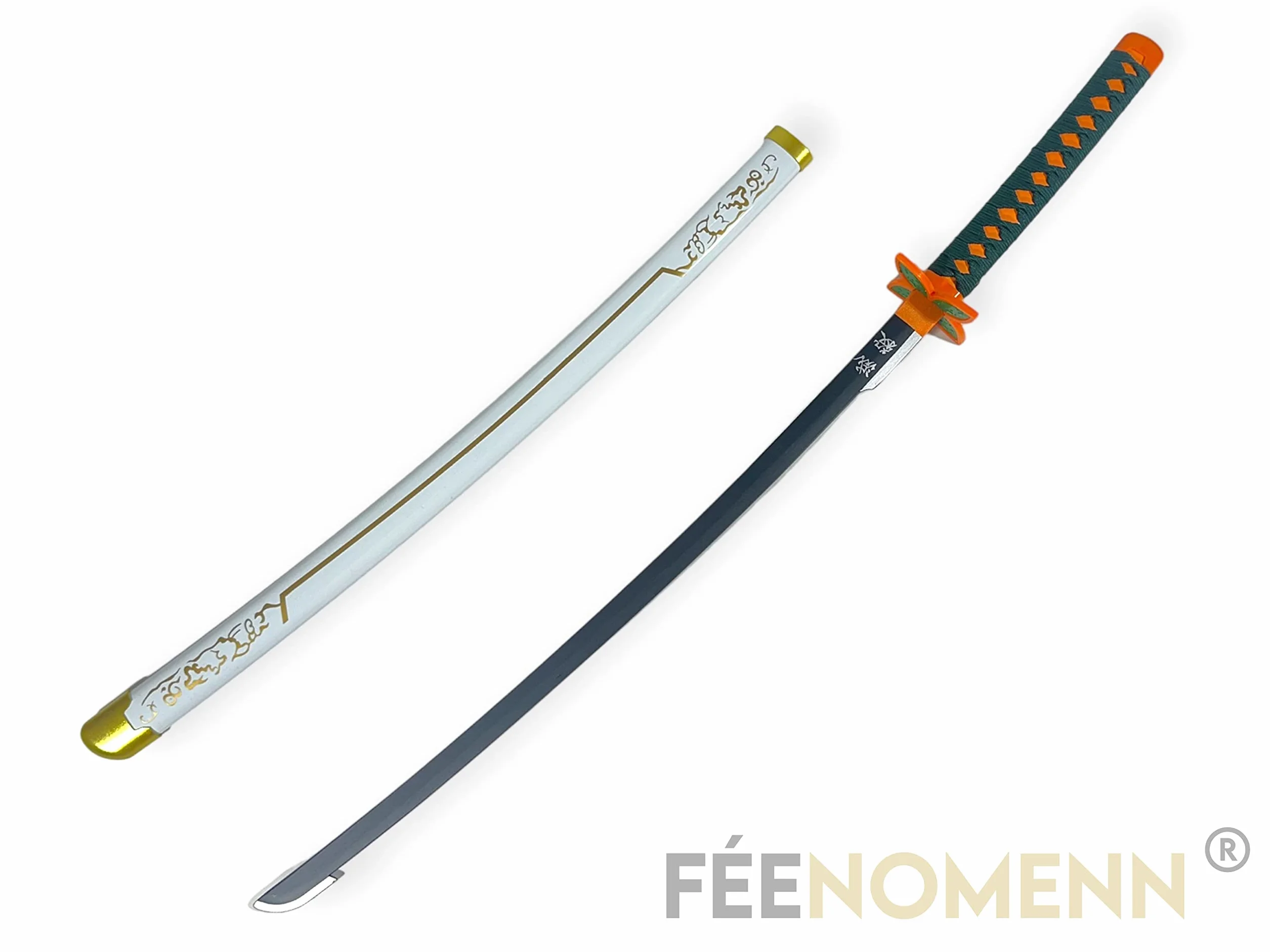 Japońska dekoracyjna katana - miecz Shinobu - Premium ekspozytor w zestawie