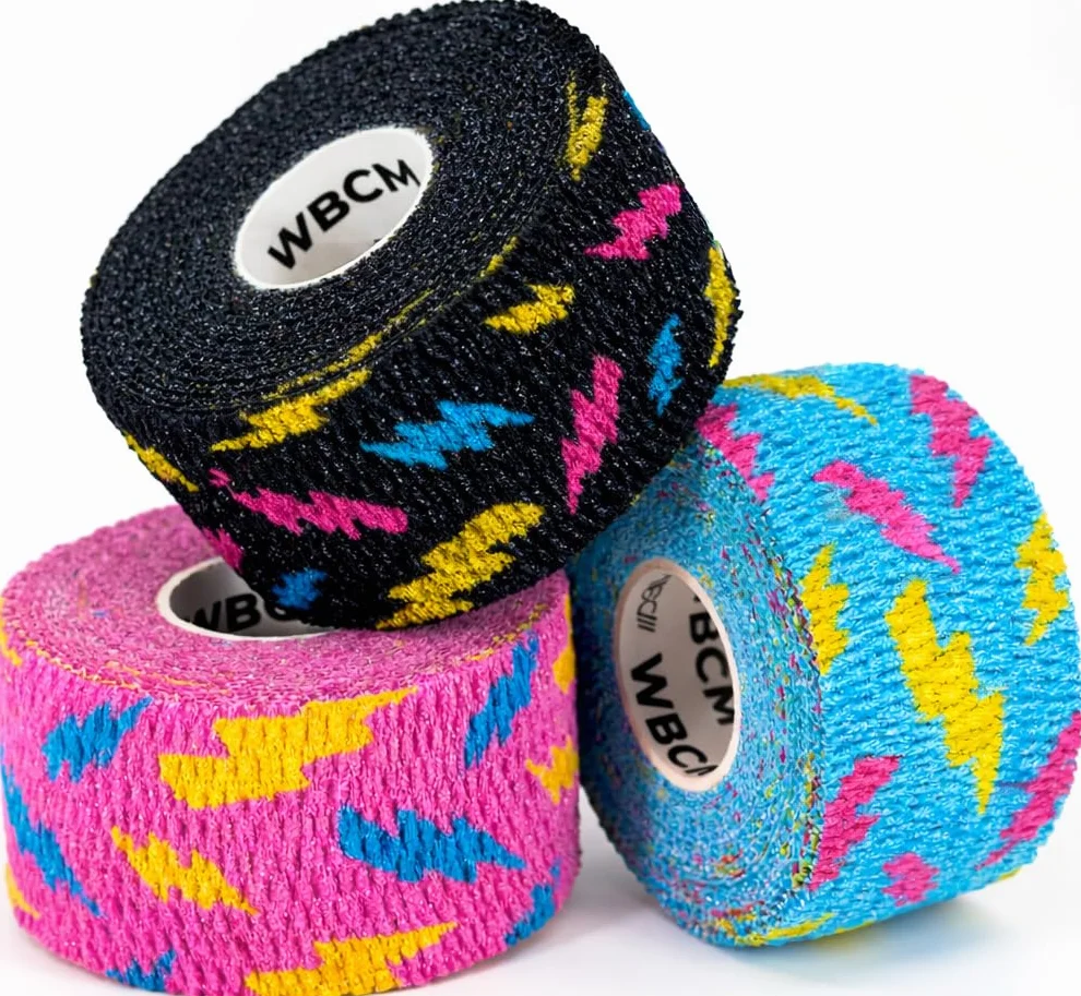 WARM BODY COLD MIND 1,5" Premium Lifting Thumb Tape for Weightlifting – Hook Grip for Powerlifting, Strength Training Deadlift, WeightLifting, Athletic Finger Wrap