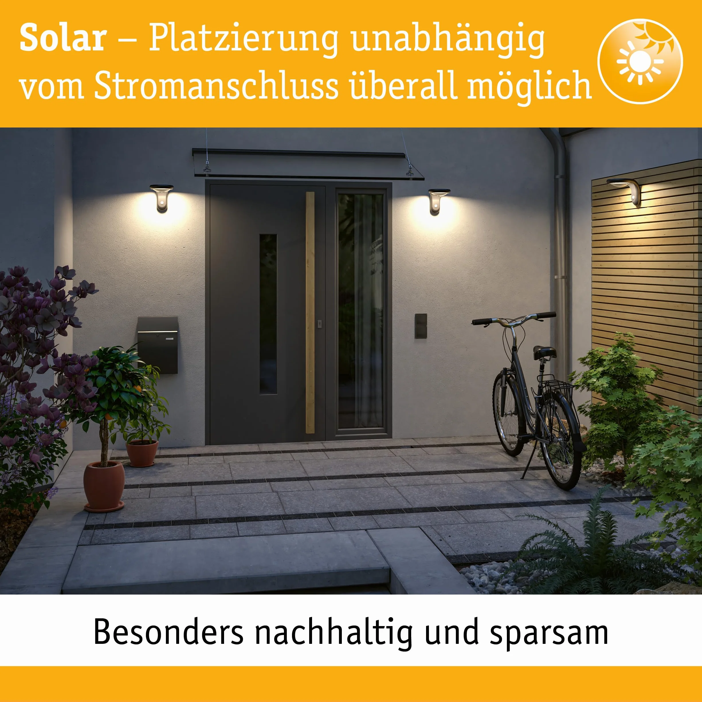 Paulmann Solar Ryse Lampa Ogrodowa Antracytowy 19,4 x 15,4 x 79,6 cm
