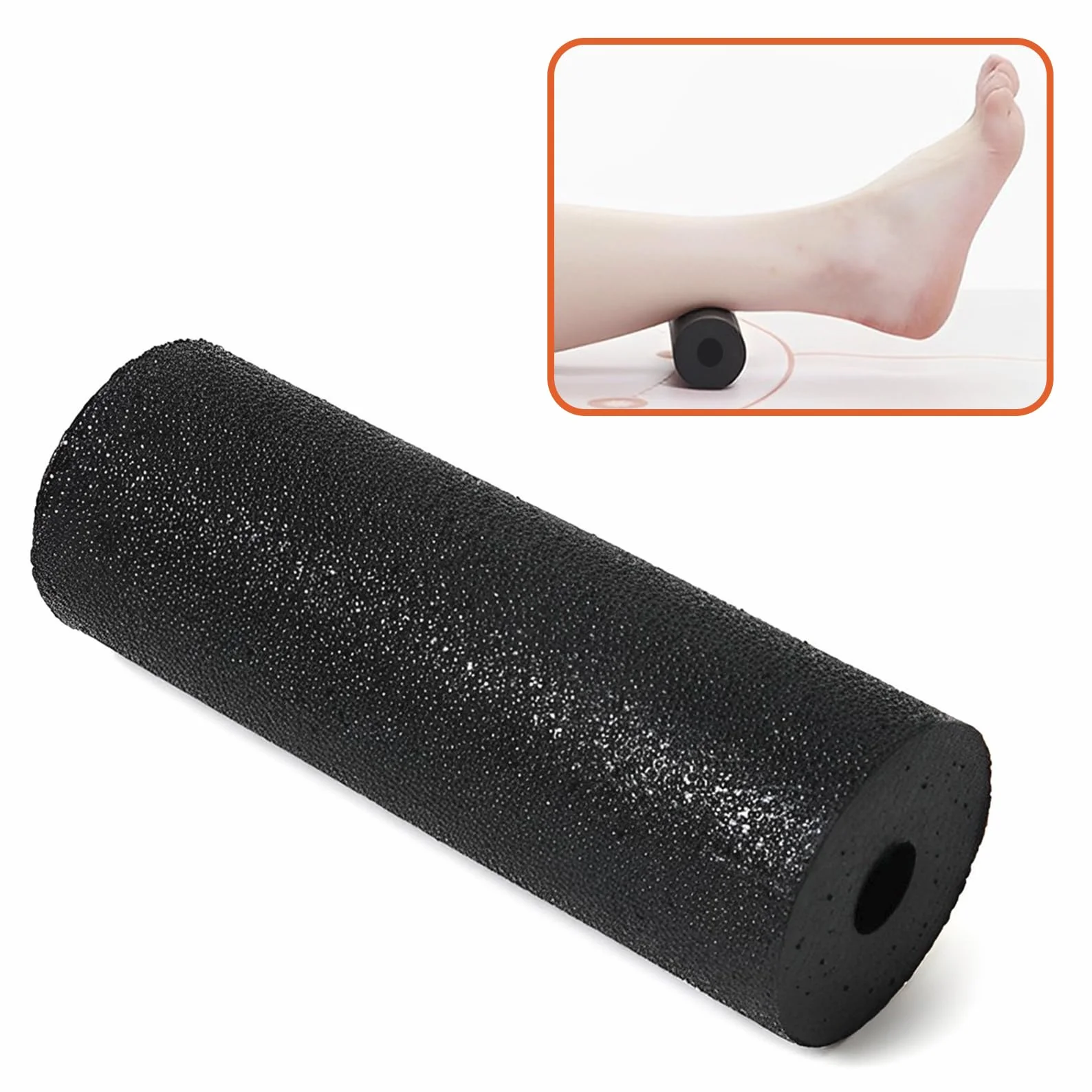 Wałek do masażu powięzi do fitnessu, 15 x 5 cm, wałek piankowy, mini wałek do pleców, do masażu powięzi, mały wałek gimnastyczny do stóp, kręgosłupa, akupresury, zapalenia powięzi podeszwowej