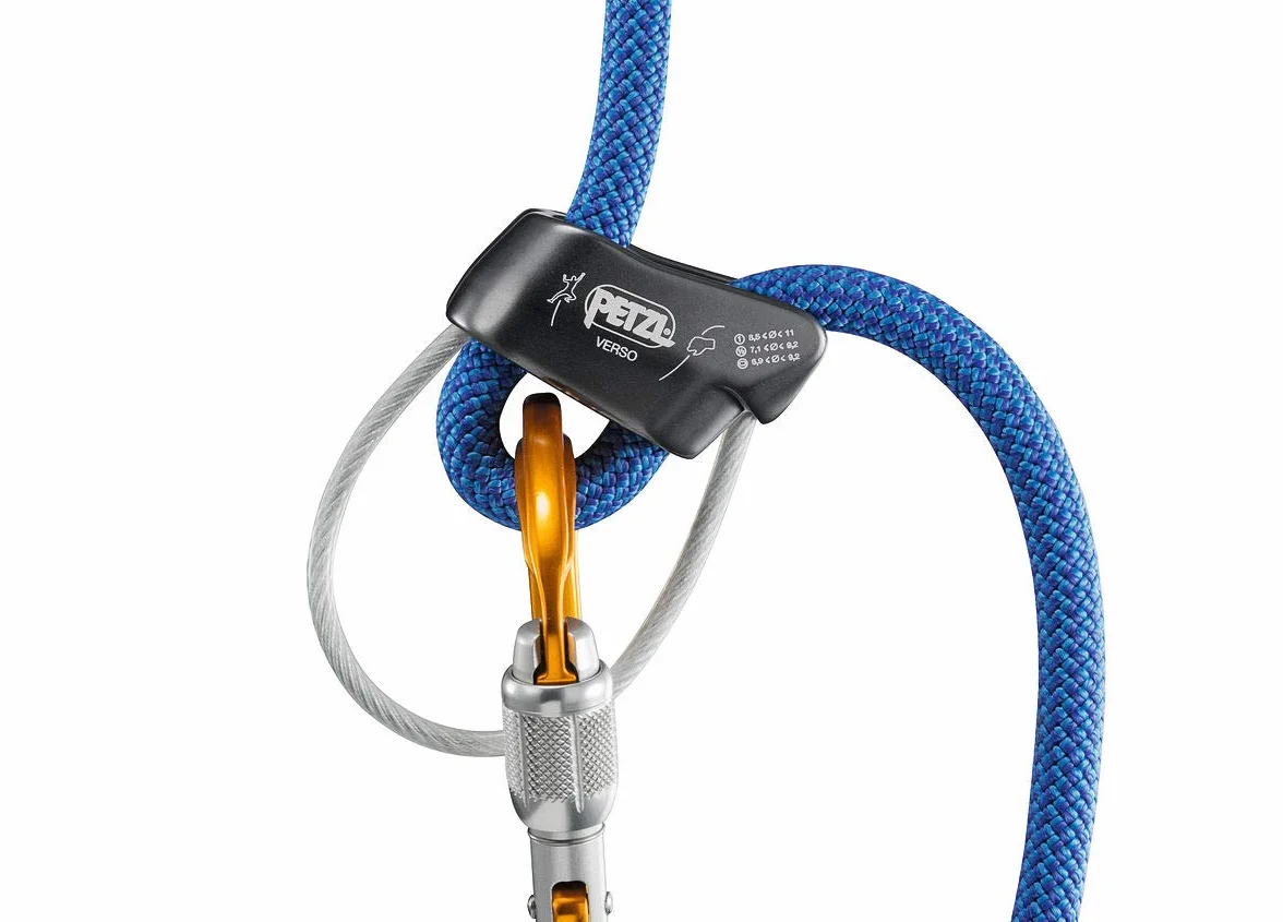 PETZL Solidny Verso - gray dla profesjonalistów i majsterkowiczów do precyzyjnych zadań pewny chwyt
