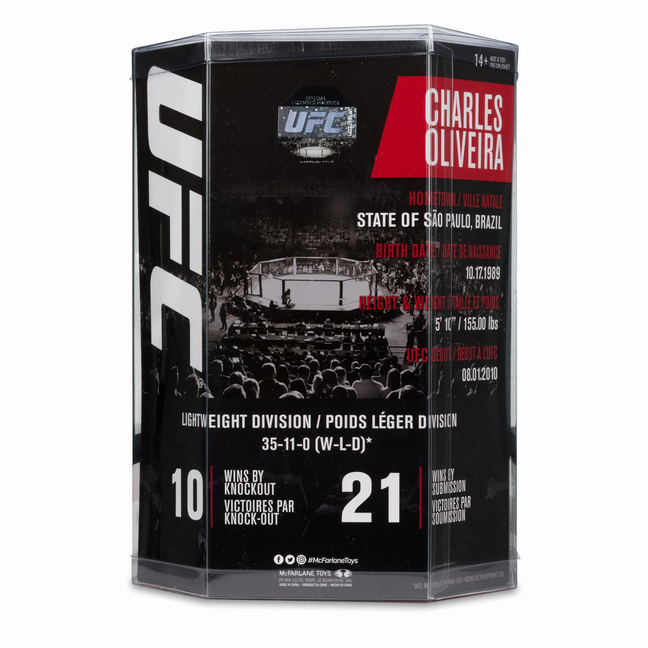 McFarlane UFC Charles Oliveira 17.8 cm Posed Figure SportsPicks
