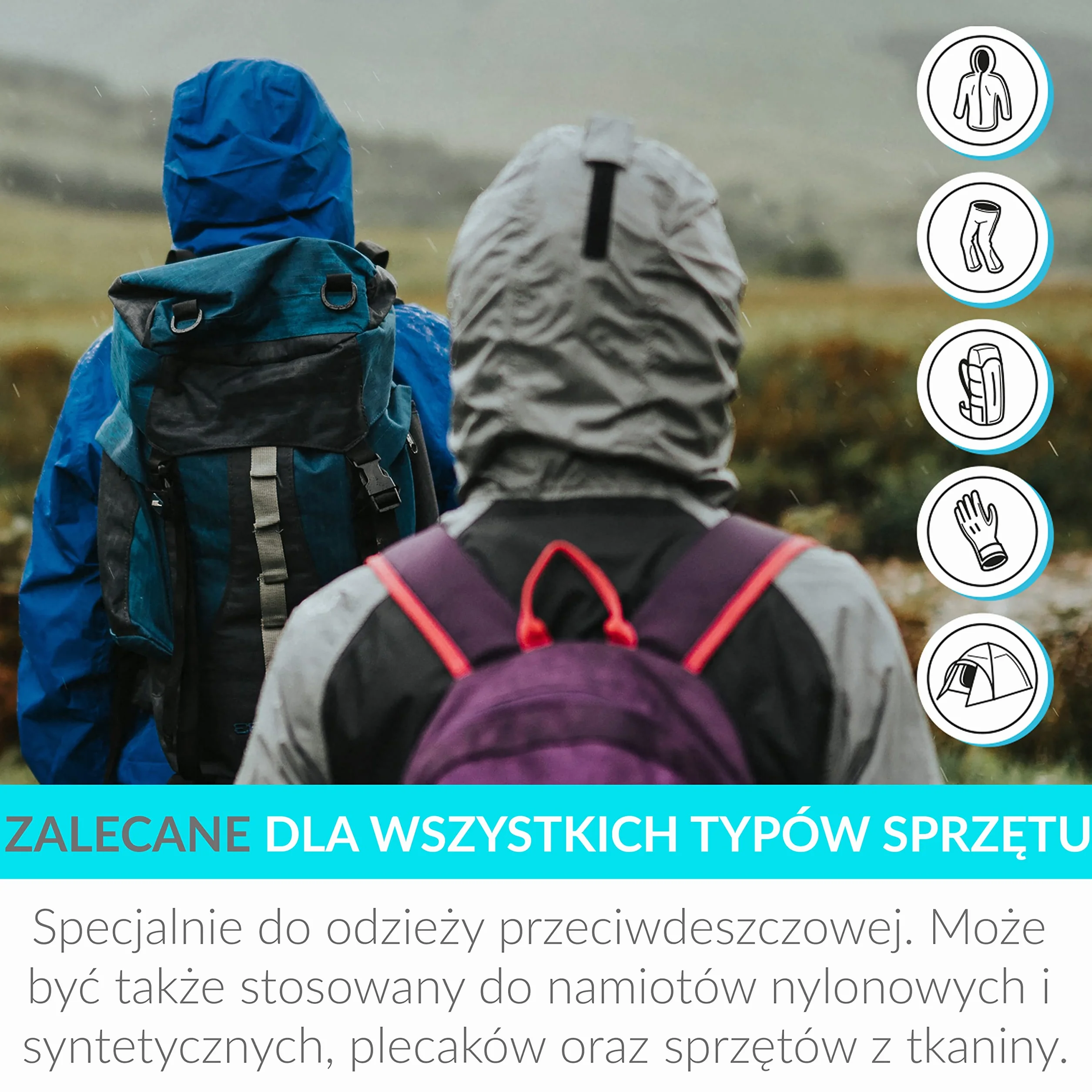 Mountval Waterproofing Refresher, Impregnat Przeznaczony do Sprzętu Turystycznego i Odzieży Przeciwdeszczowej, Płyn do Płukania Tkanin