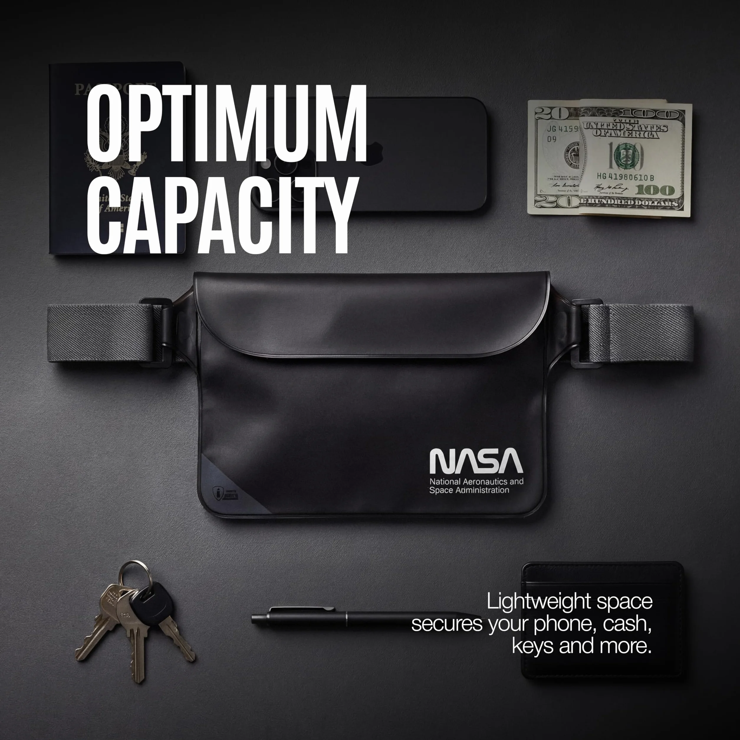 NASA Wodoodporna Saszetka Biodrowa – AirLock™, IPX8 (2 szt.)
