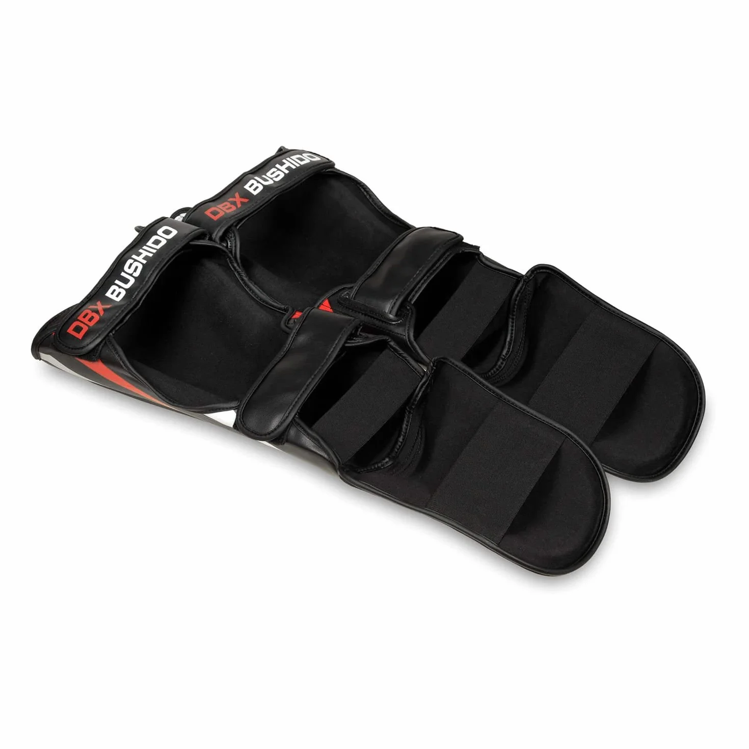 DBX BUSHIDO Ochraniacze Piszczeli SP-10v2 Rozmiar XL - Dla Mężczyzn, Efektywny Trening Kickboxera, Do Sportów Walki, Czarny