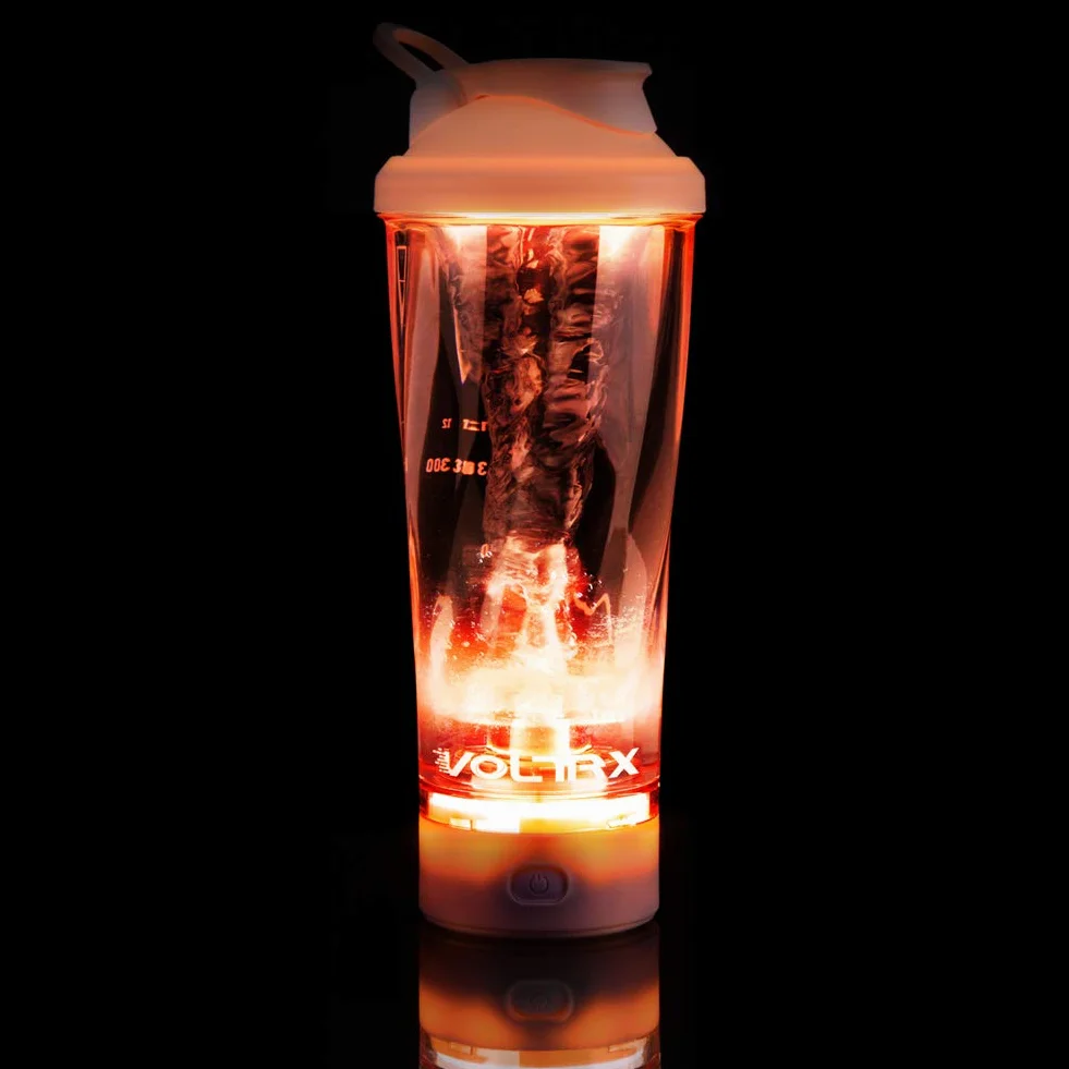 VOLTRX Elektryczna butelka shaker z Tritanu 600 ml bez BPA ładowana przez USB do koktajli białkowych