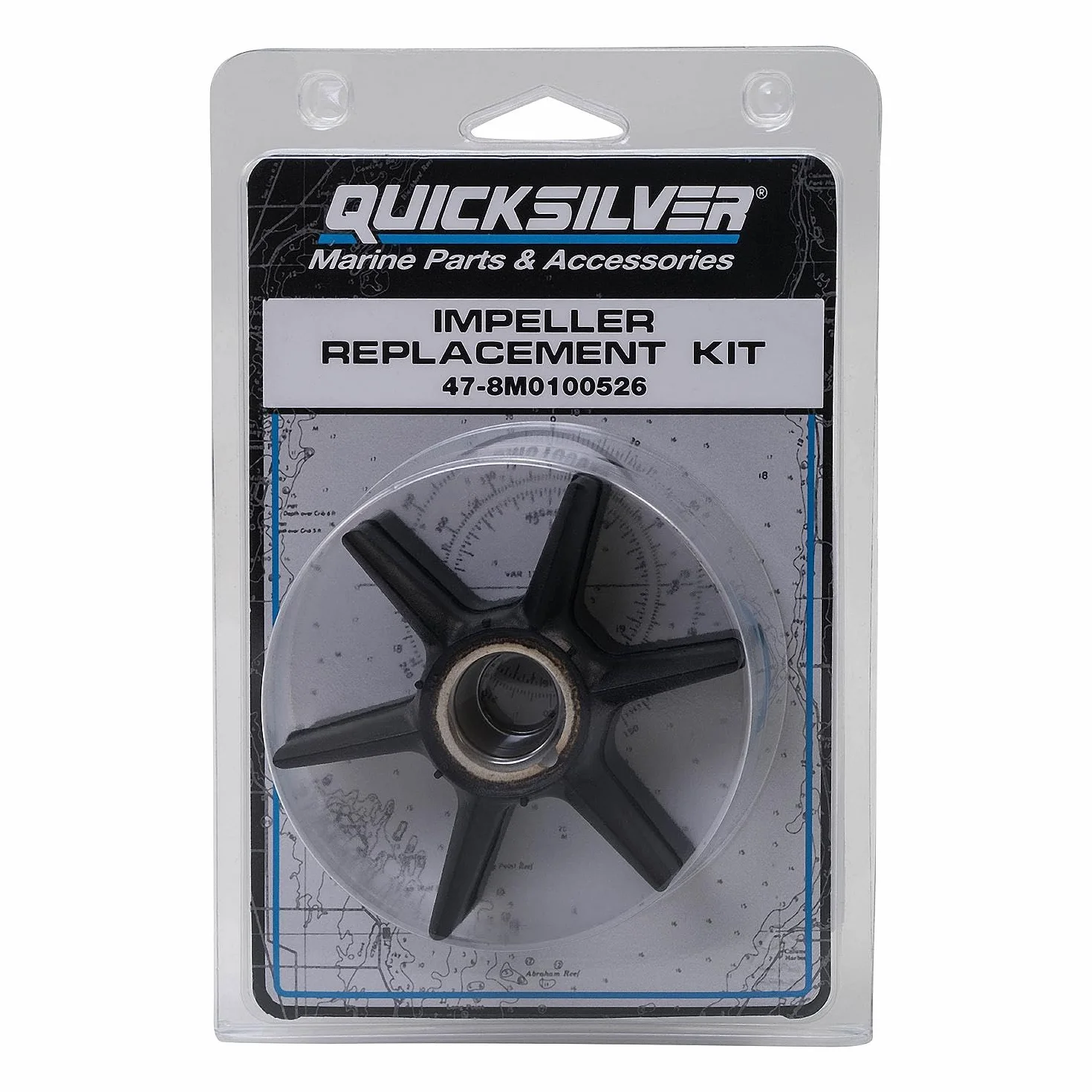 Quicksilver by Mercury Marine 8M0100526 Water Pump Repair Kit for Mercury or Mariner Outboards and MerCruiser Sterndrives