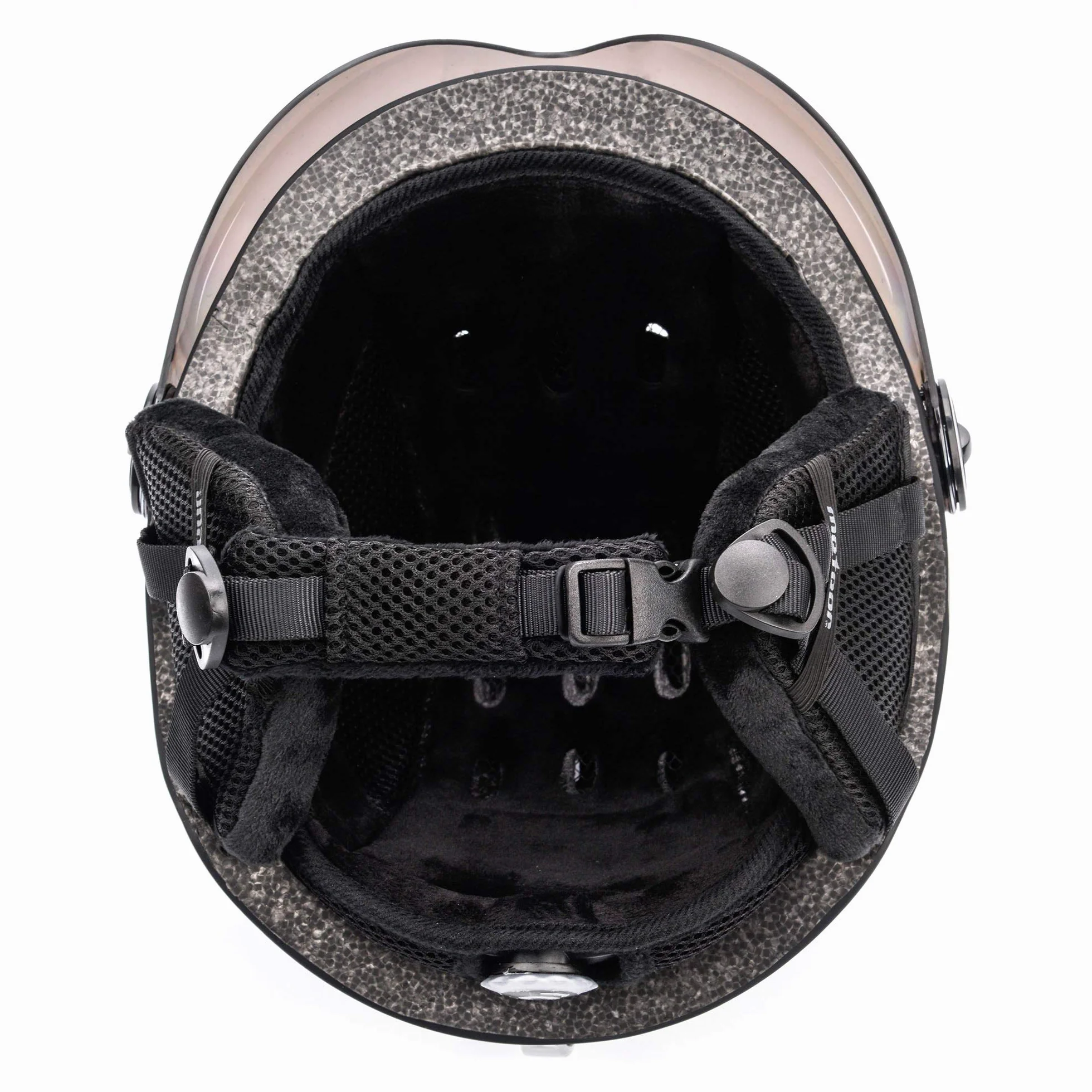 Kask narciarski Helmet snowboardowy Uniwersalny dla Dzieci damski męski dorosłych Ochronny z szybą na zimę Narciarstwo Certyfikowane Bezpieczeństwo Profesjonalne Nauszniki Sportowe Zimowe Meteor