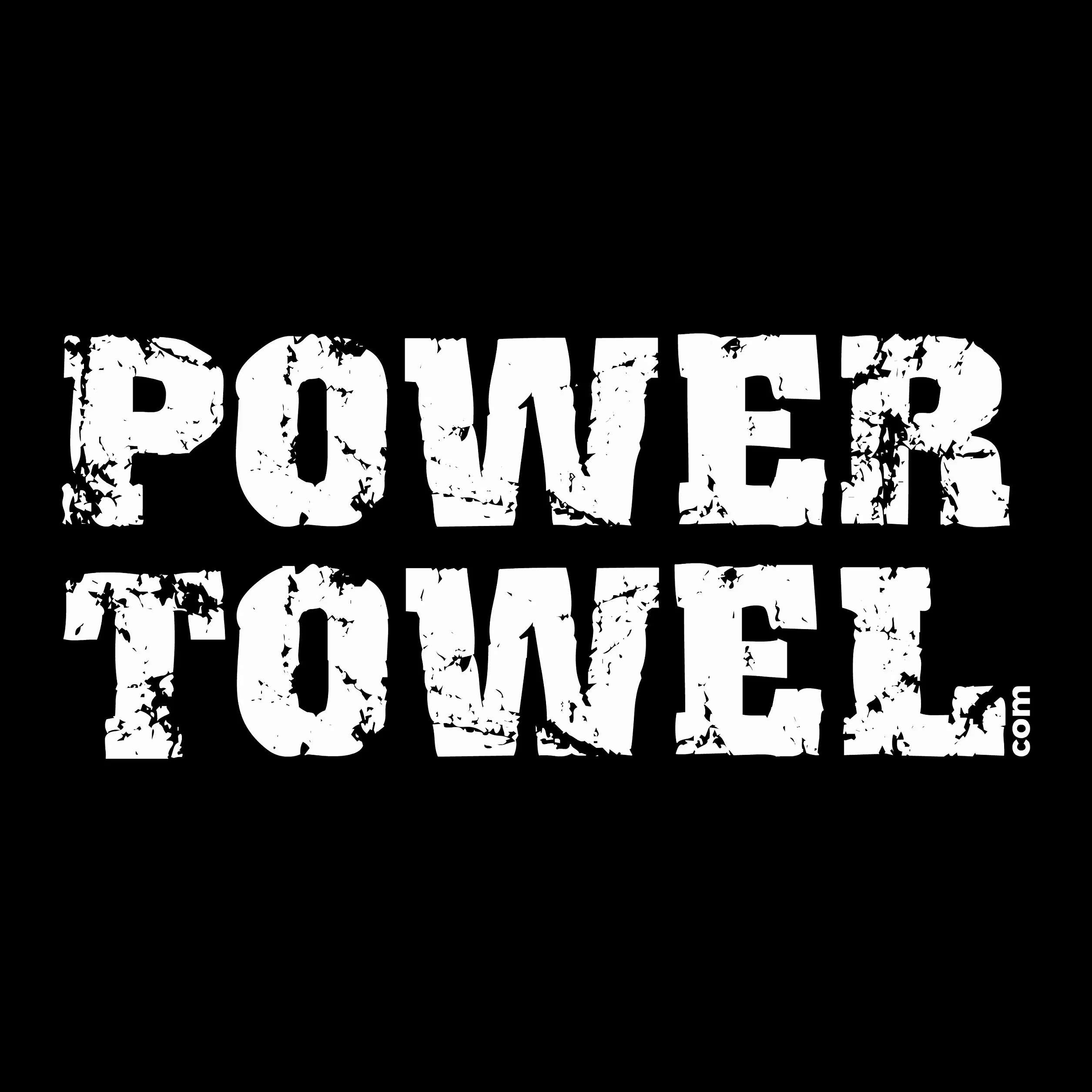 Ręcznik do fitnessu i sportu z przesłaniem | rozmiar 50 cm x 100 cm | POWERTOWEL ręcznik z mikrofibry, bawełna (bez gain), 100% bawełna B/W