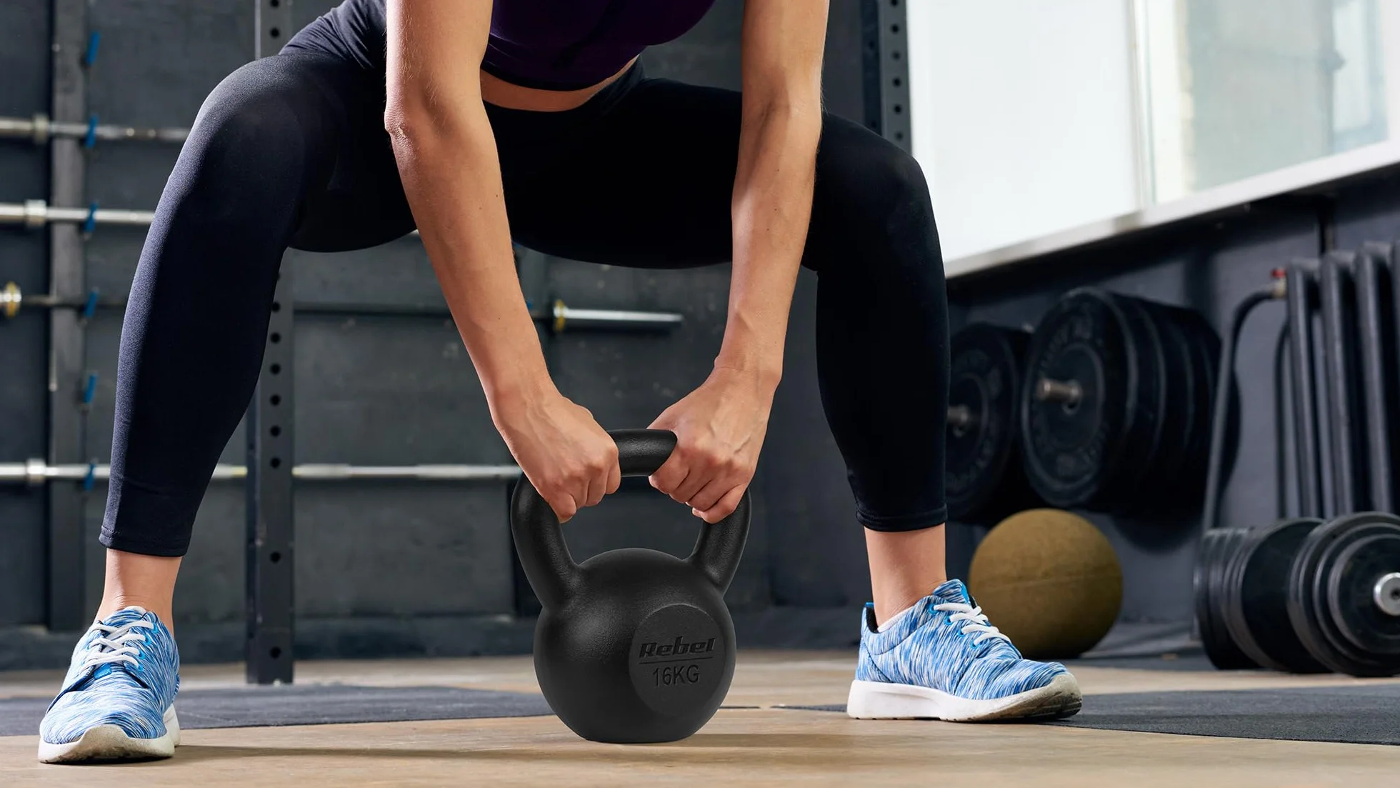 Rebel Kettlebell Żeliwny 26kg REBEL ACTIVE RBA-2323-26