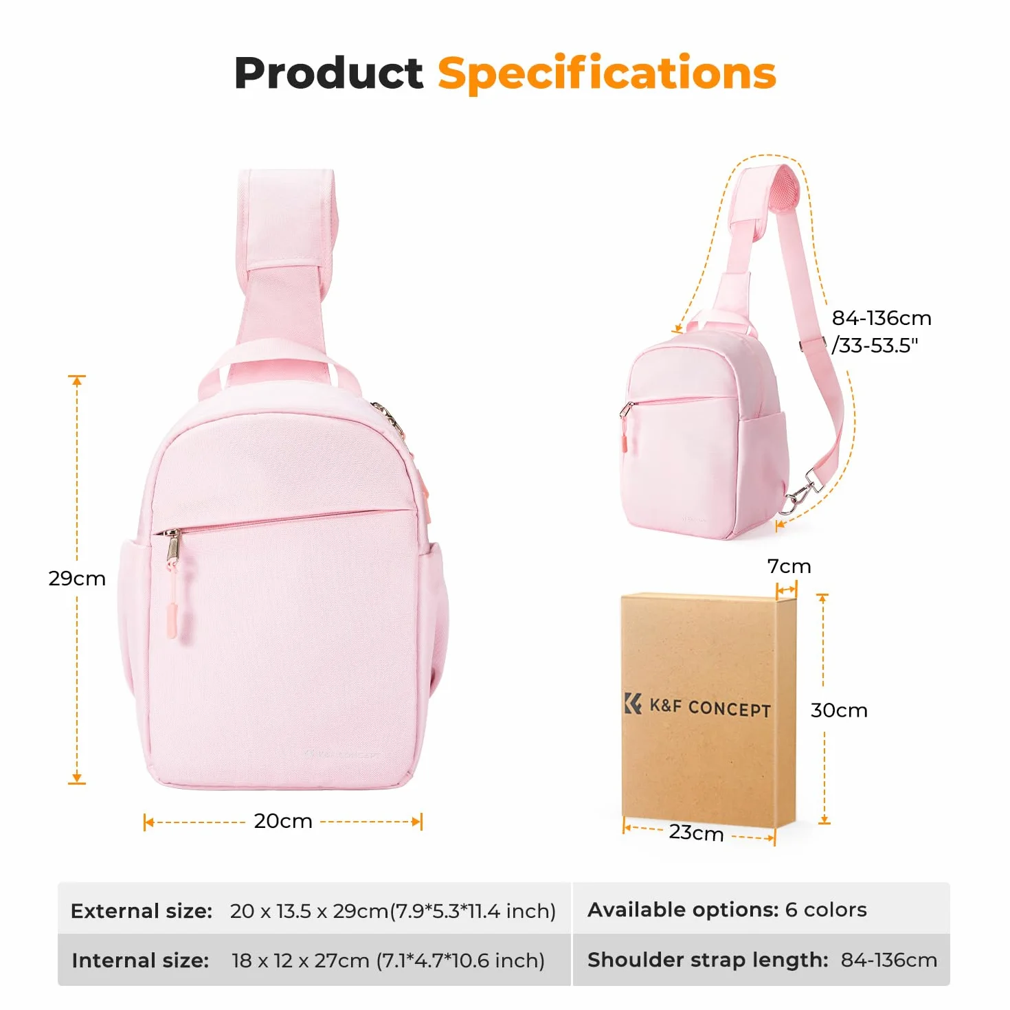 Torba fotograficzna K&F CONCEPT, torba na ramię, torba na ramię, mały plecak fotograficzny, wodoodporny plecak na aparat, regulowany pasek na ramię, plecak na obiektyw do lustrzanki cyfrowej/lustrzank