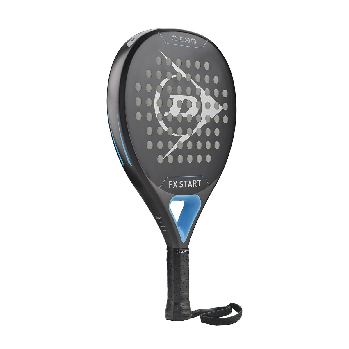 DUNLOP Padel Bat FX Start - hybrydowa ramka grafitowa - Medium Balance Pro EVA Core - dla początkujących