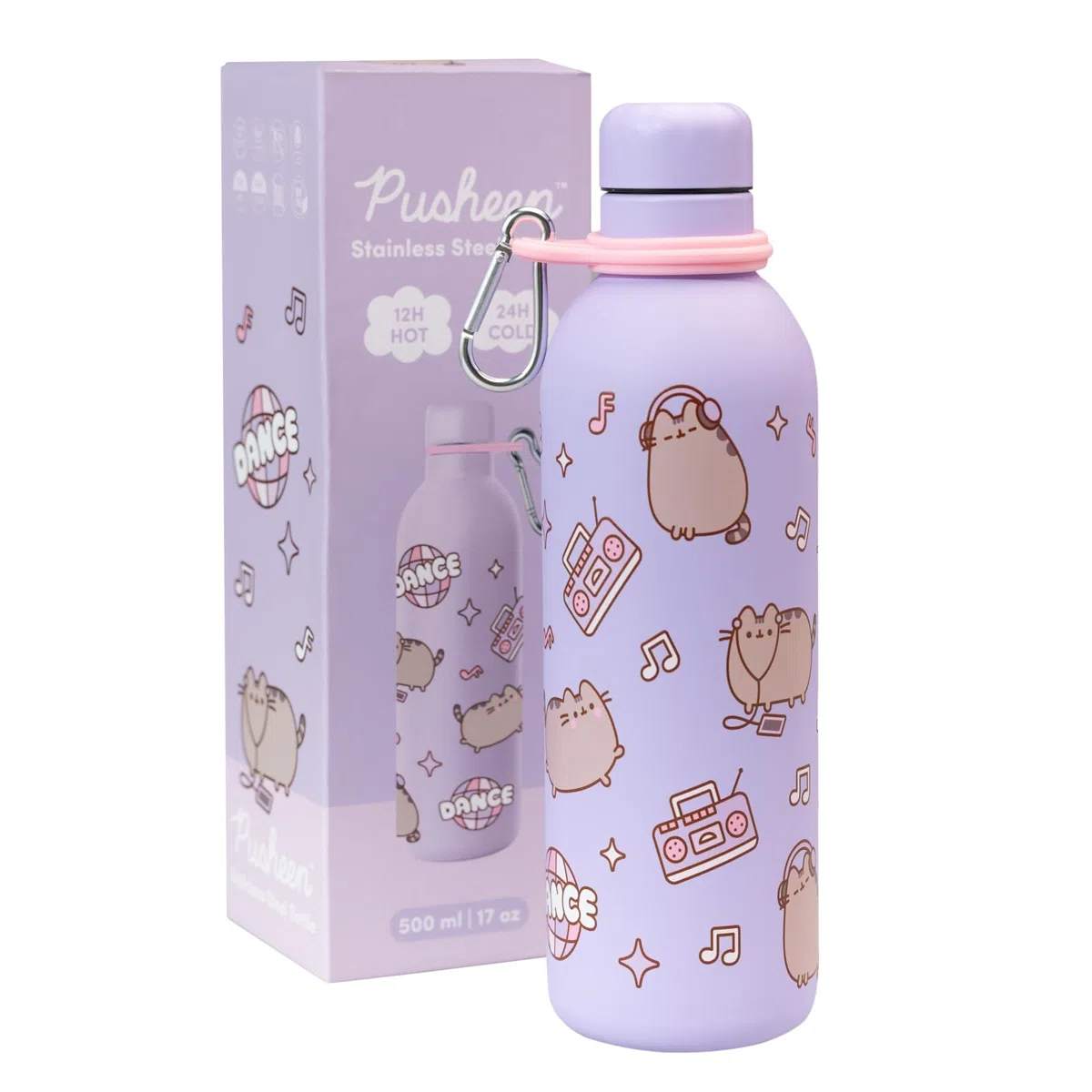 pusheen, butelka na wodę