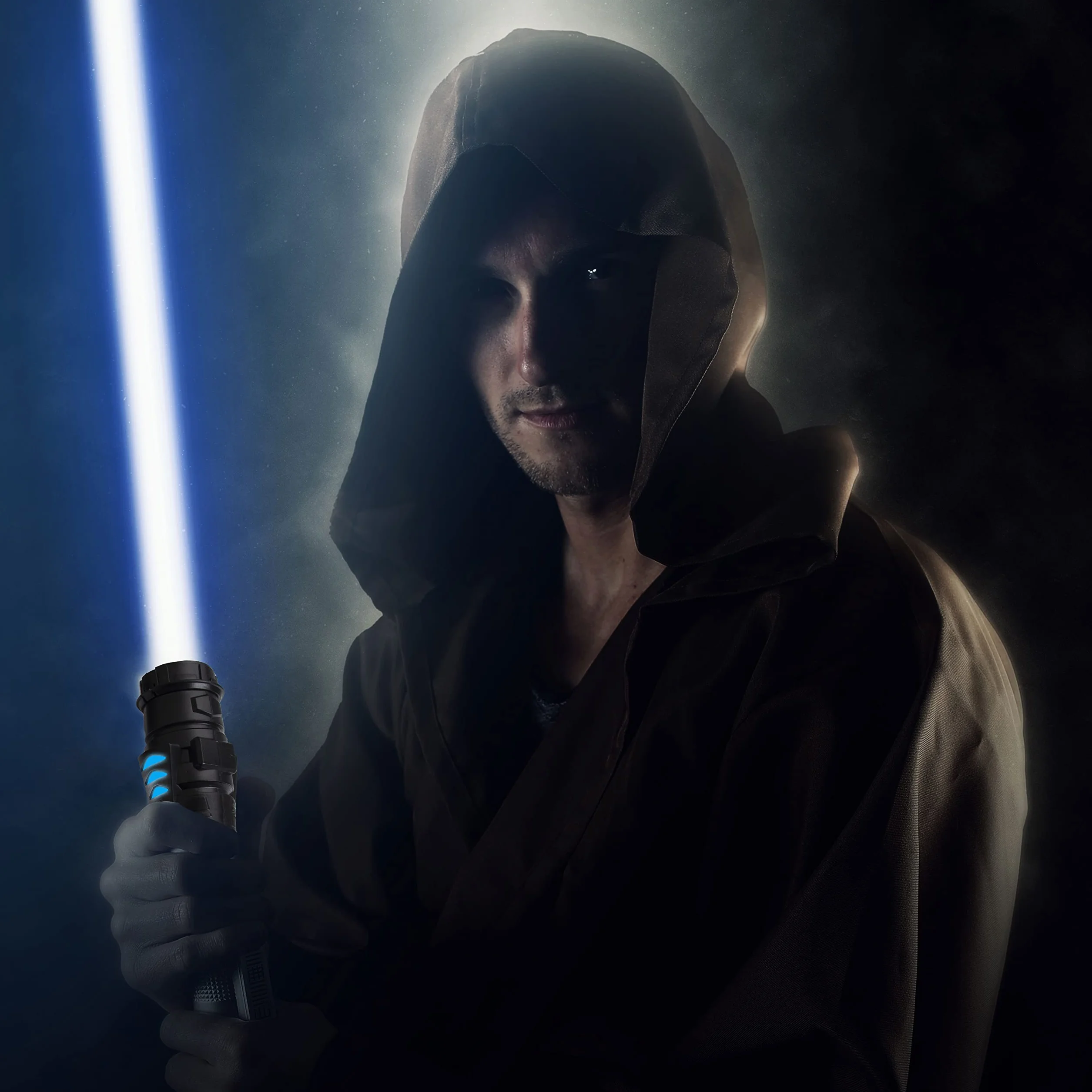 Miecz laserowy świetlny 108 cm dźwiękowy wibracyjny Zielona