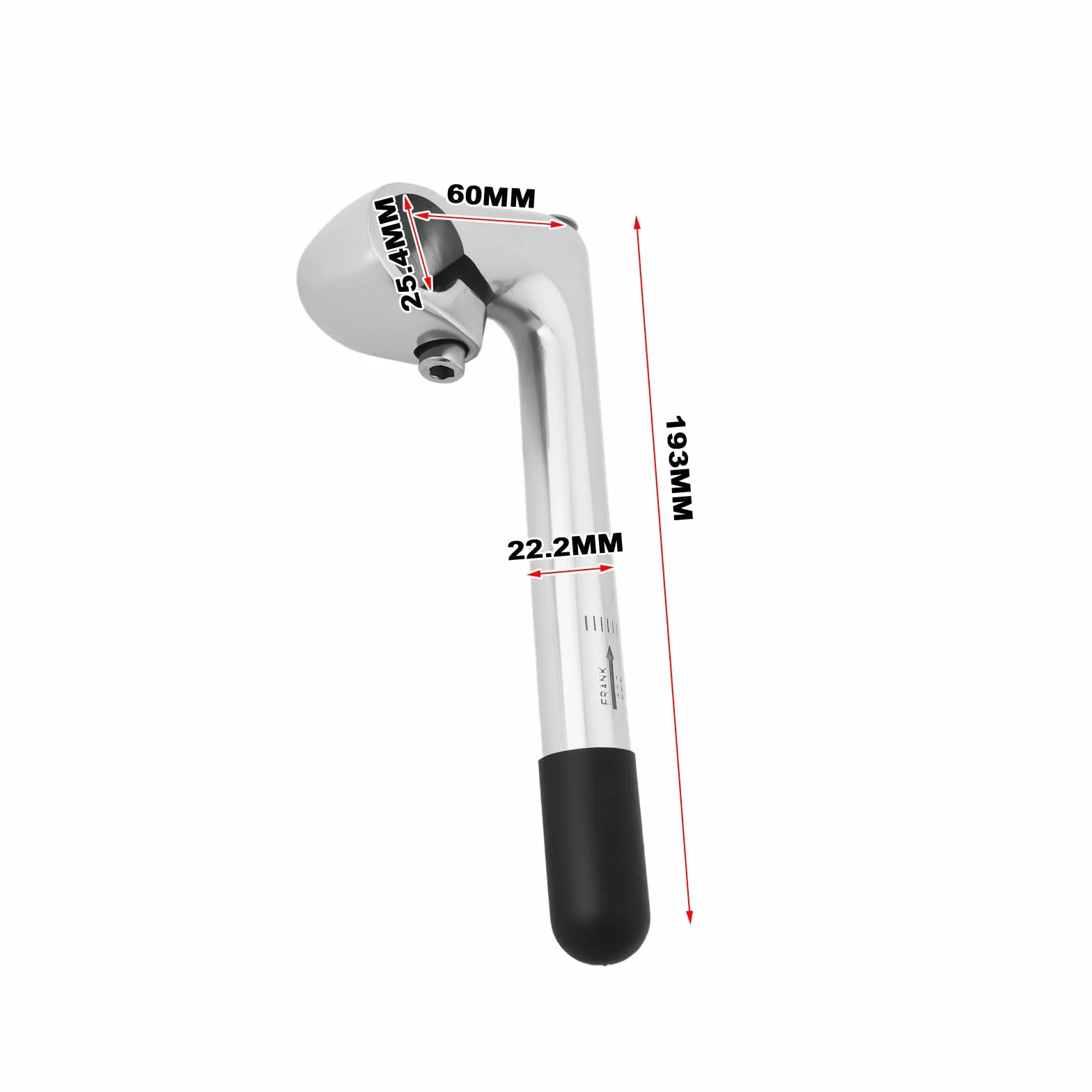 1 szt. wspornik drążka kierownicy rowerowej, 25,4 mm, trzpień pióro ze stopu aluminium, do widelca szosowego 1 cala 25,4 mm (60 mm)