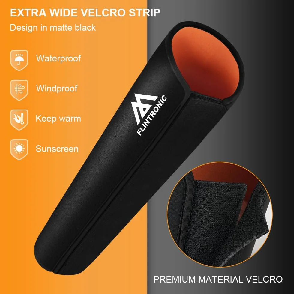 Flintronic pokrowiec ochronny na akumulator e bike obwód 30-38 cm ulepszony