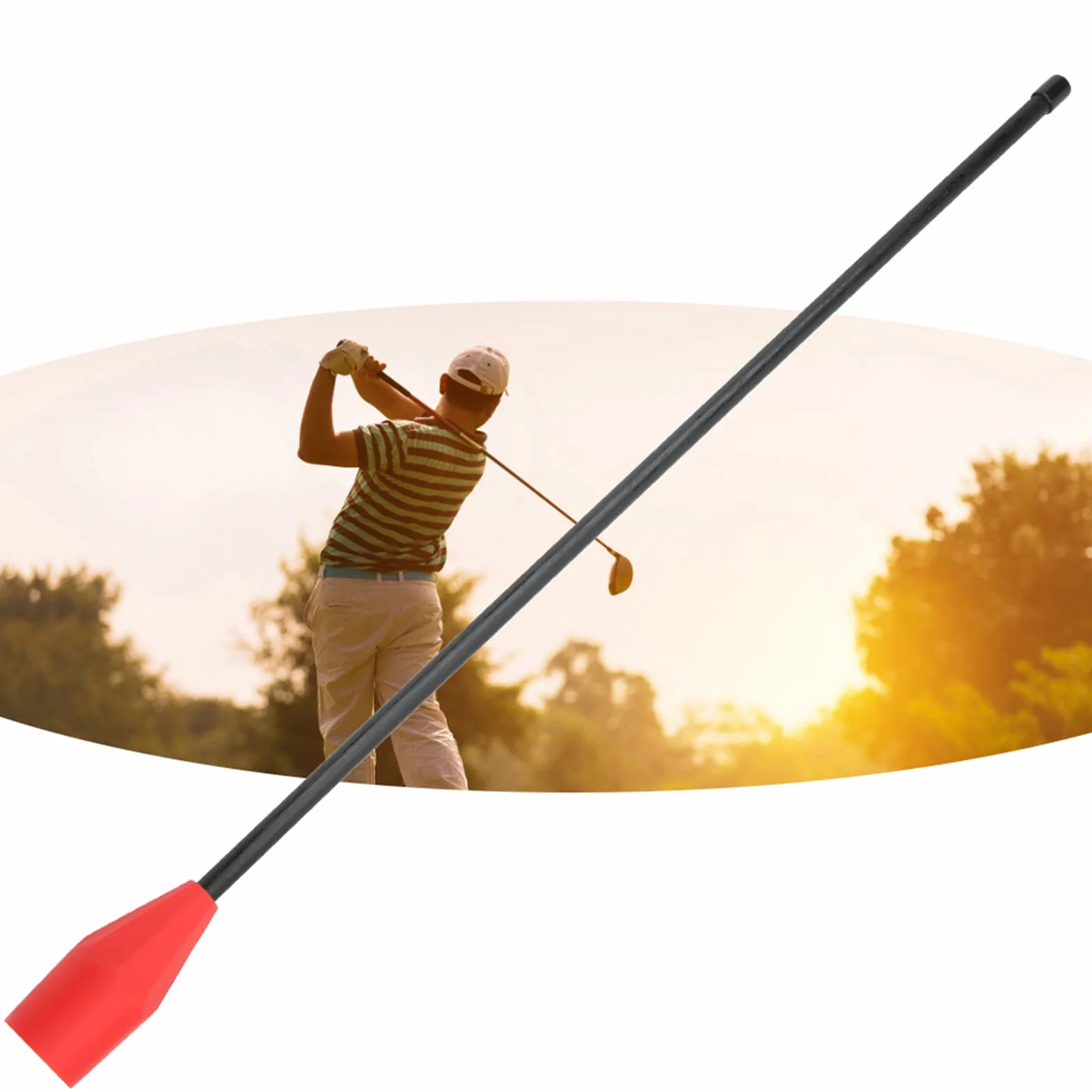 Trenażer Golfowy, Korektor do Cięcia Golfa, 53 Cm do Treningu Umiejętności Gry w Golfa dla Miłośników Golfa