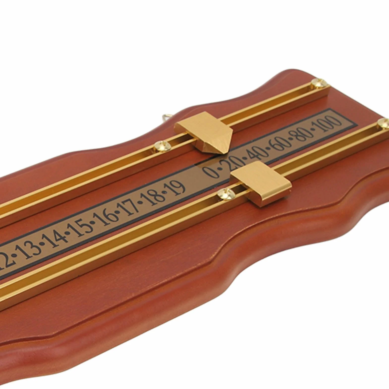 Tablica Wyników Deluxe Z Drewna 2-torowa Do Gier Shuffleboard Snooker Bilard