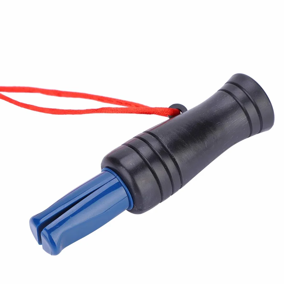 Tefola Gwizdek na Kaczki, trwałe PVC Duck Call, akcesorium myśliwskie z liną