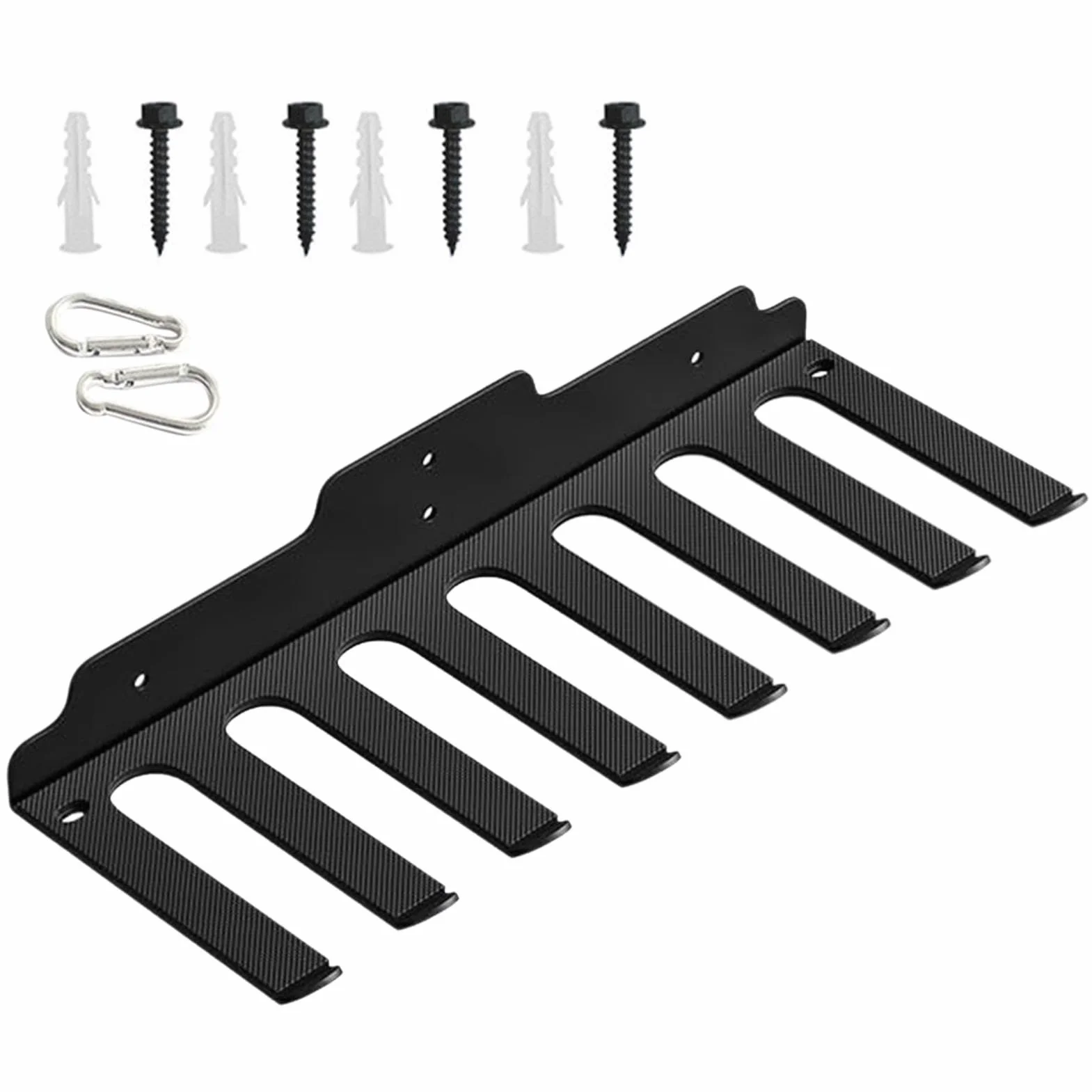 Heavy Duty Barbell Hanger, Barbell Wall Storage Rack, Gym Barbell Holder, Space Saving Weight Bar Holder, Wall Mount Barbell Organizer, Innovative Design, Strong Material Durability For Gym