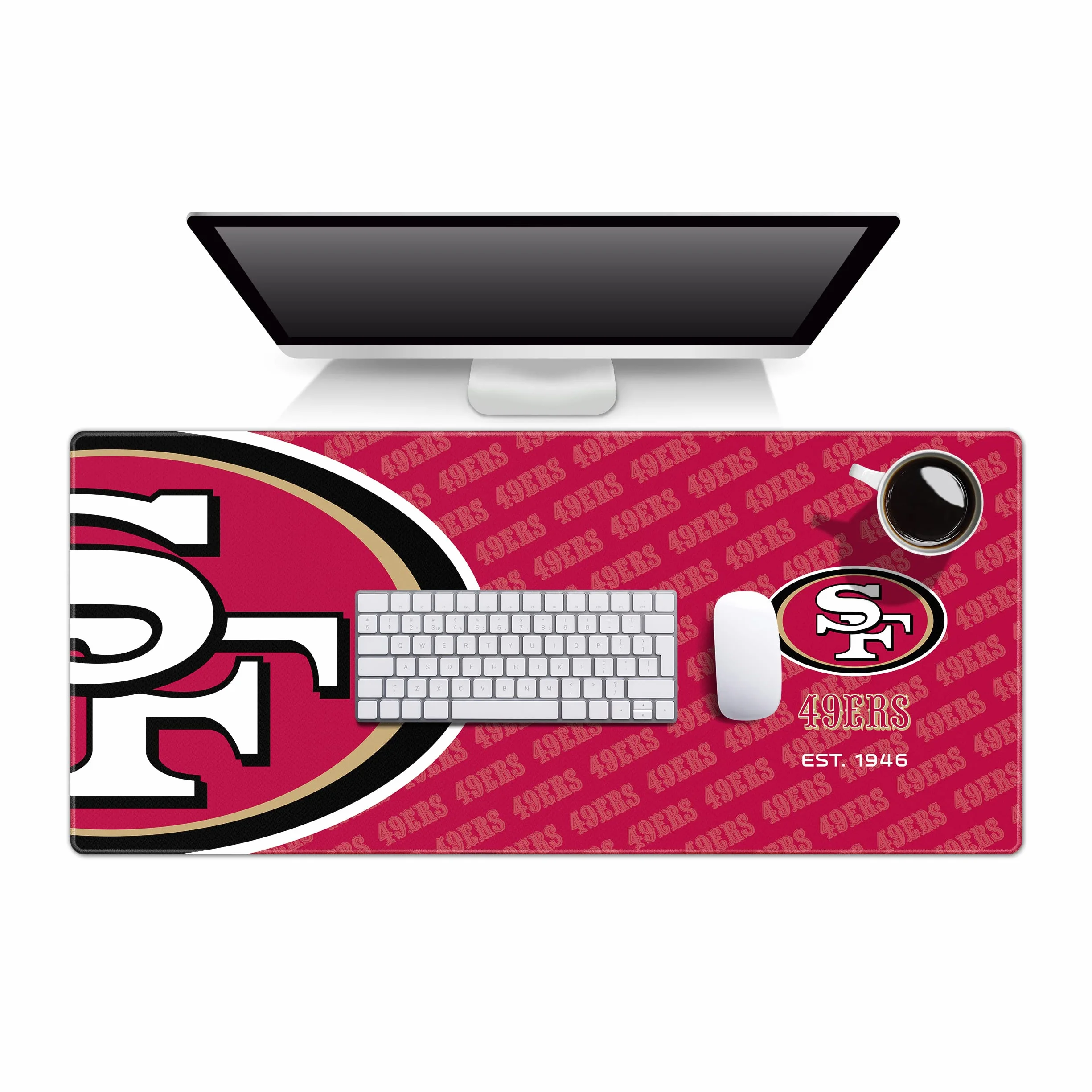 YouTheFan NFL San Francisco 49ers podkładka na biurko z logo