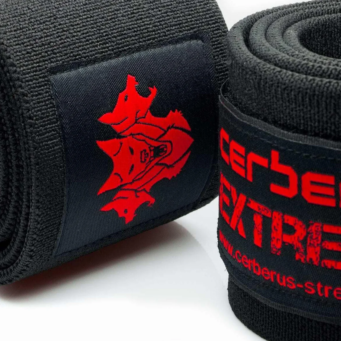 CERBERUS Strength Extreme 39 cali 99 cm opaski na nadgarstek para