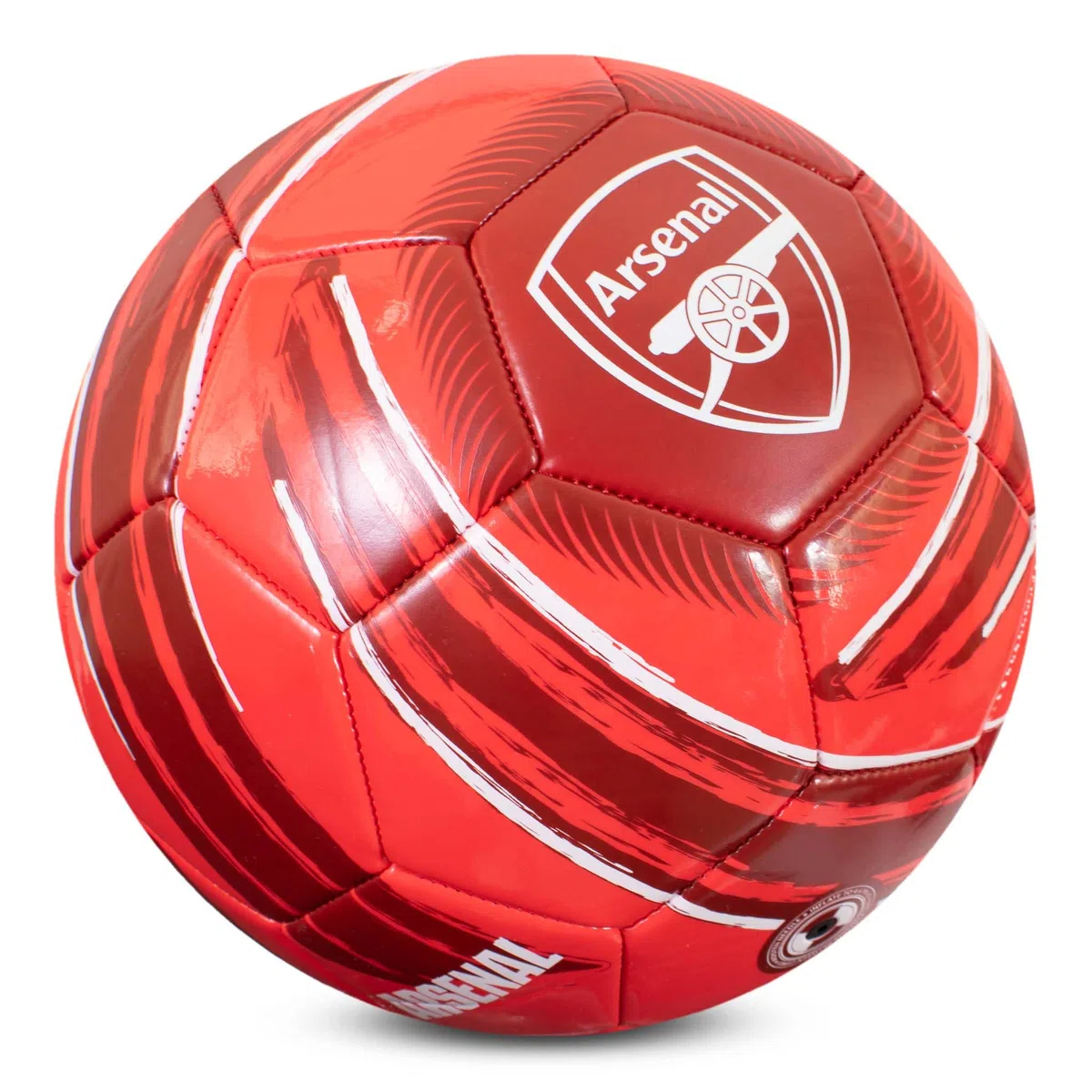 Hy-Pro Oficjalnie licencjonowana piłka nożna Arsenal F.C. Cyclone | rozmiar 5, strzelcy, trening, mecz, towar, kolekcjonerska dla dzieci i dorosłych, czerwona