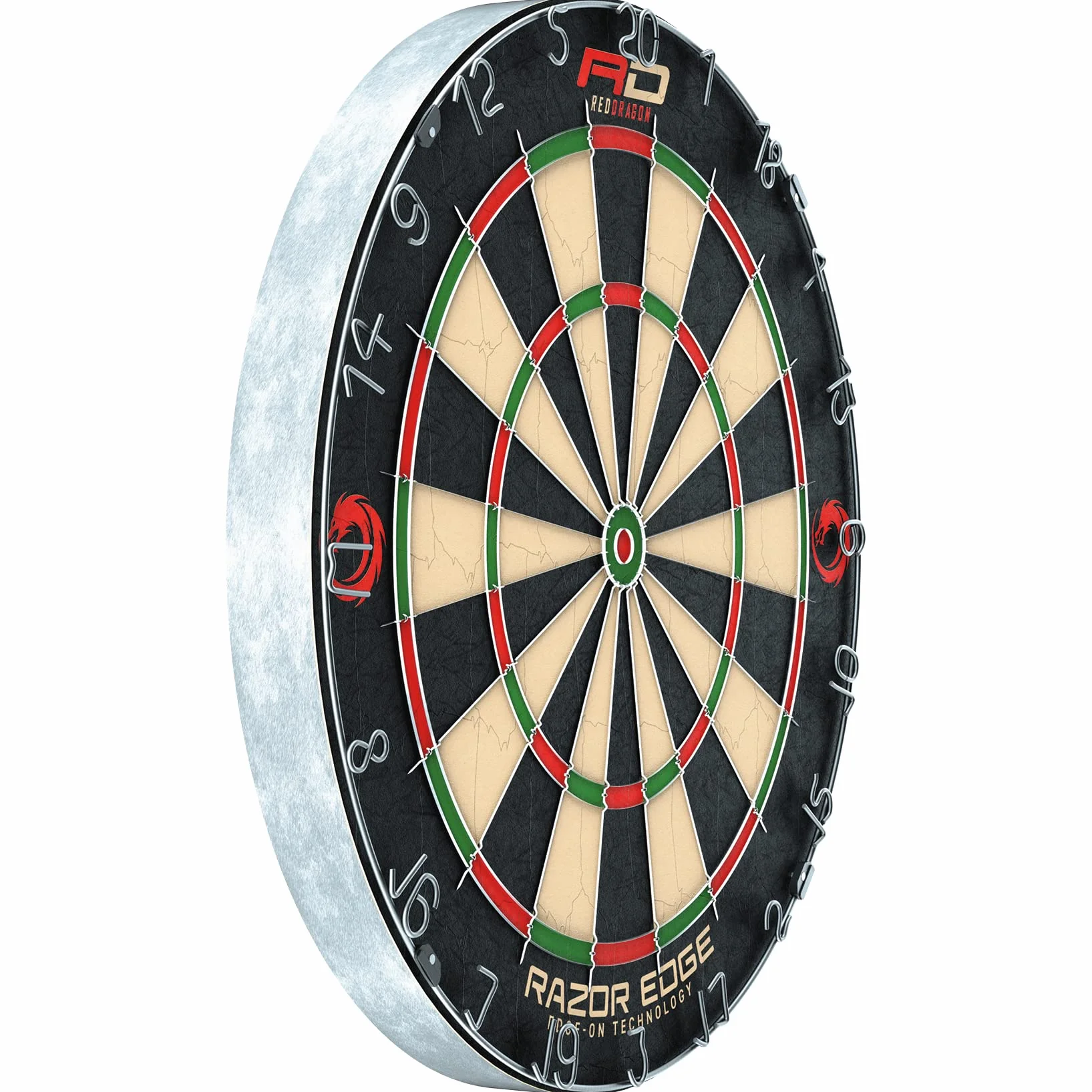 RED DRAGON RazorEdge Tournament Approved Professional Standard Premium Bristle Dartboard