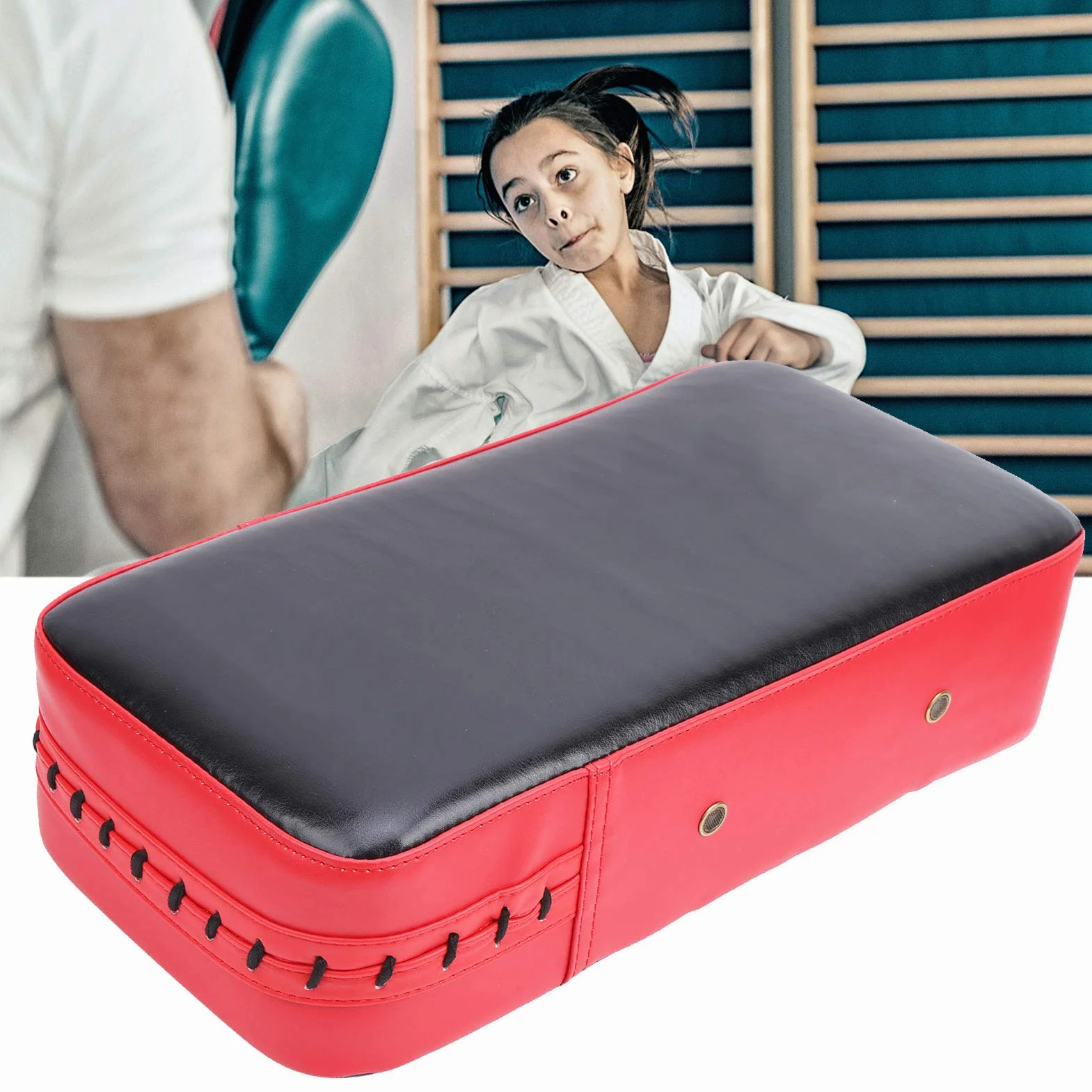 Boks Kicking Pad, PU Skóra Piankowa Wstrząsoodporna Tarcza Uderzeniowa Kopnięcie Klocki Treningowe