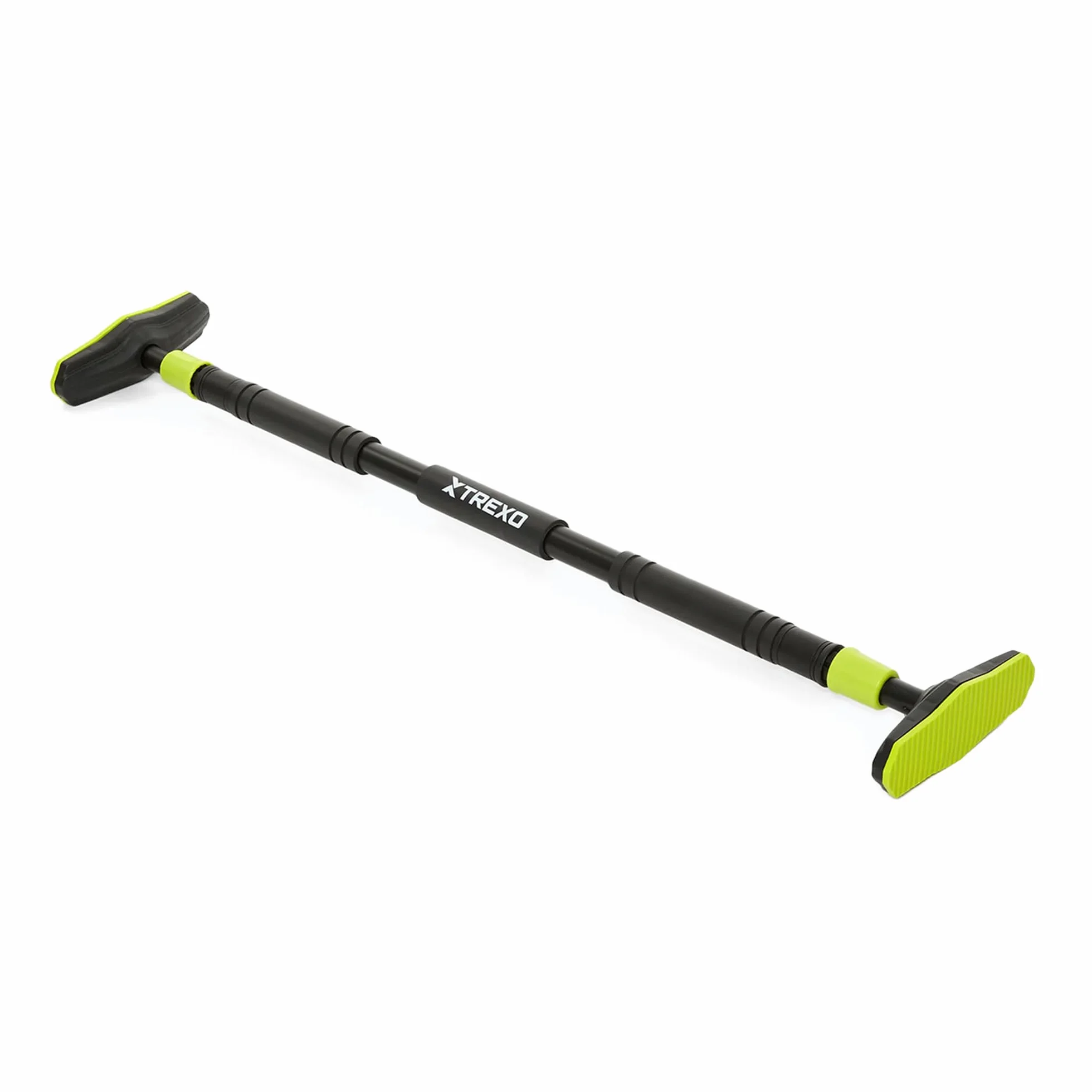 XTREXO Drążek do podciągania regulowany 70-96 cm stalowy szary 150 kg
