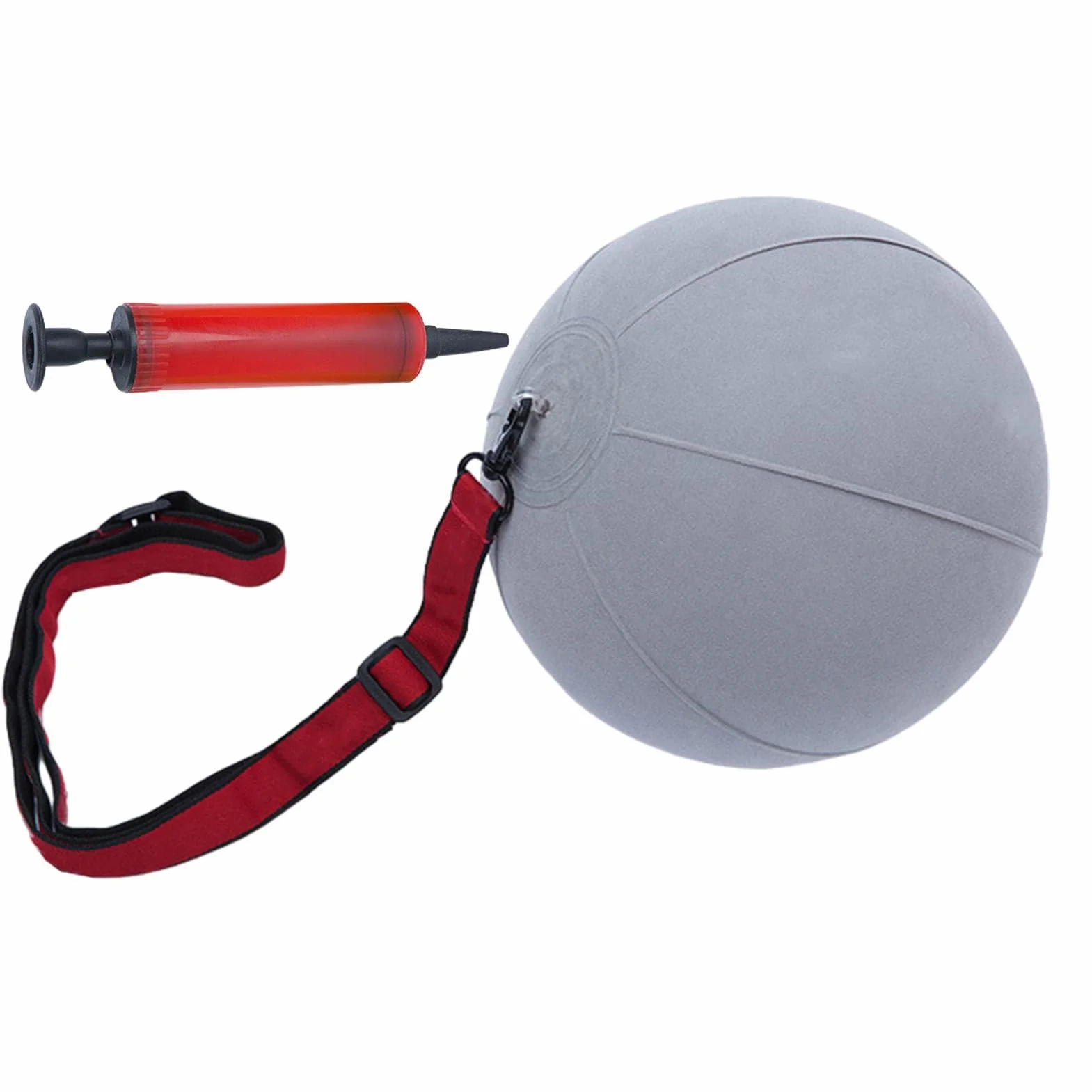Smart Ball Golf Swing Trainer z pompką powietrza, inteligentny korektor postawy piłki dla początkujących golfistów, wspomagający trening korekcji postawy