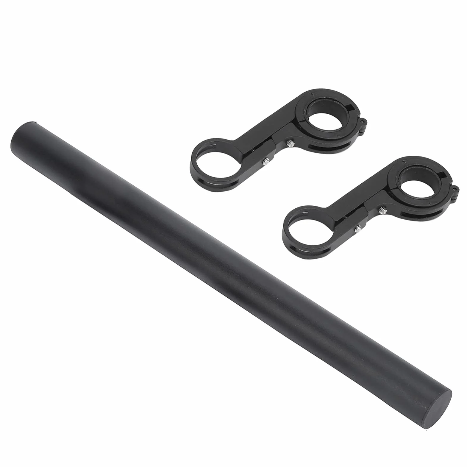 Yosoo Health Gear Przedłużenie Kierownicy Roweru Przedłużenie Kierownicy ze Stopu Aluminium 30 Cm 22,2 Mm Pasek Montażowy Szybki montaż Podwójne Mocowanie śrubowe do Mocowania Reflektora do Telefonu
