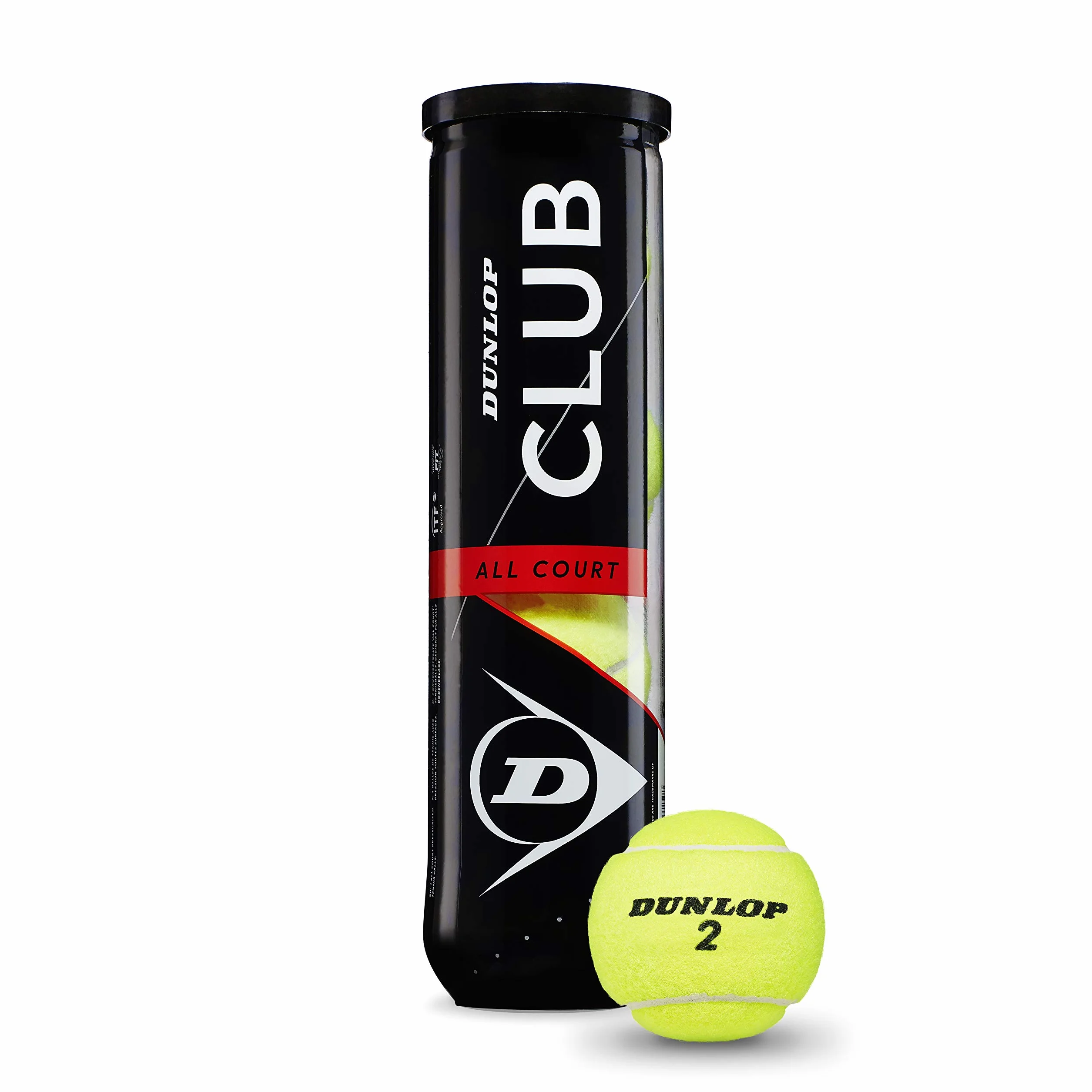 Dunlop Piłka Tenisowa Club All Court, 4 Piłki dla Zwierząt
